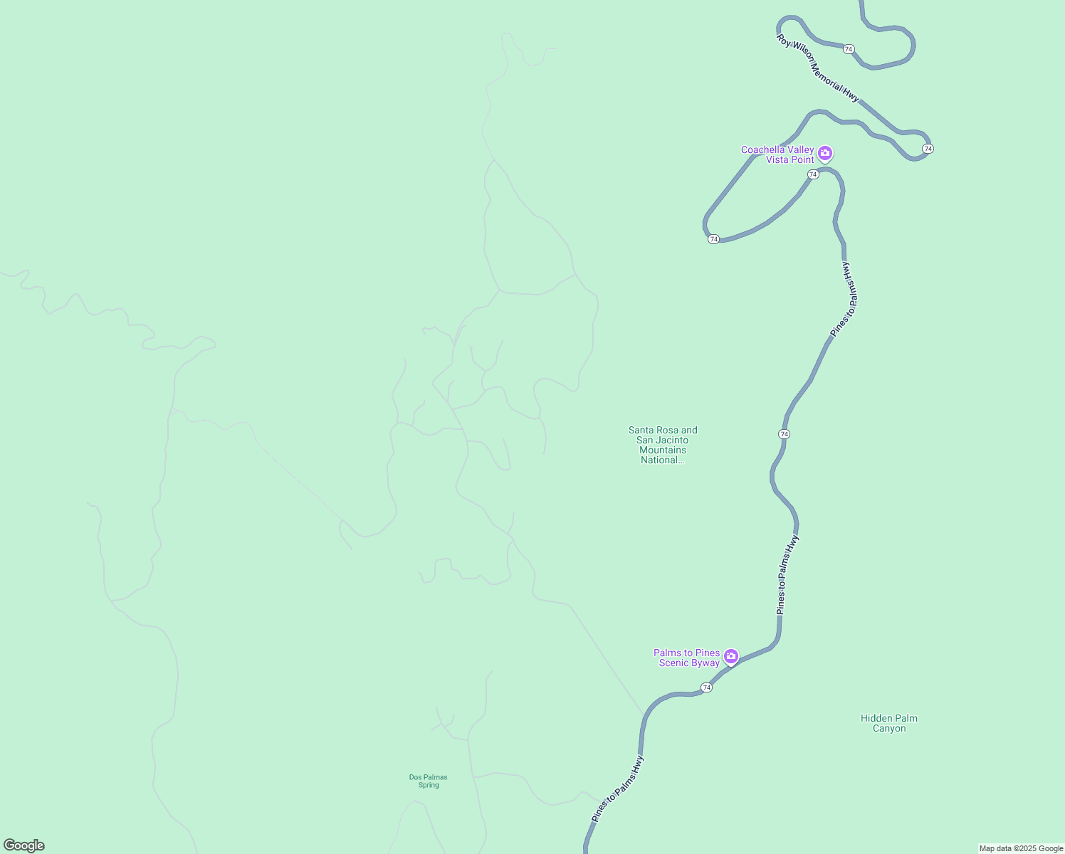 map of restaurants, bars, coffee shops, grocery stores, and more near Black Hills Road in Mountain Center
