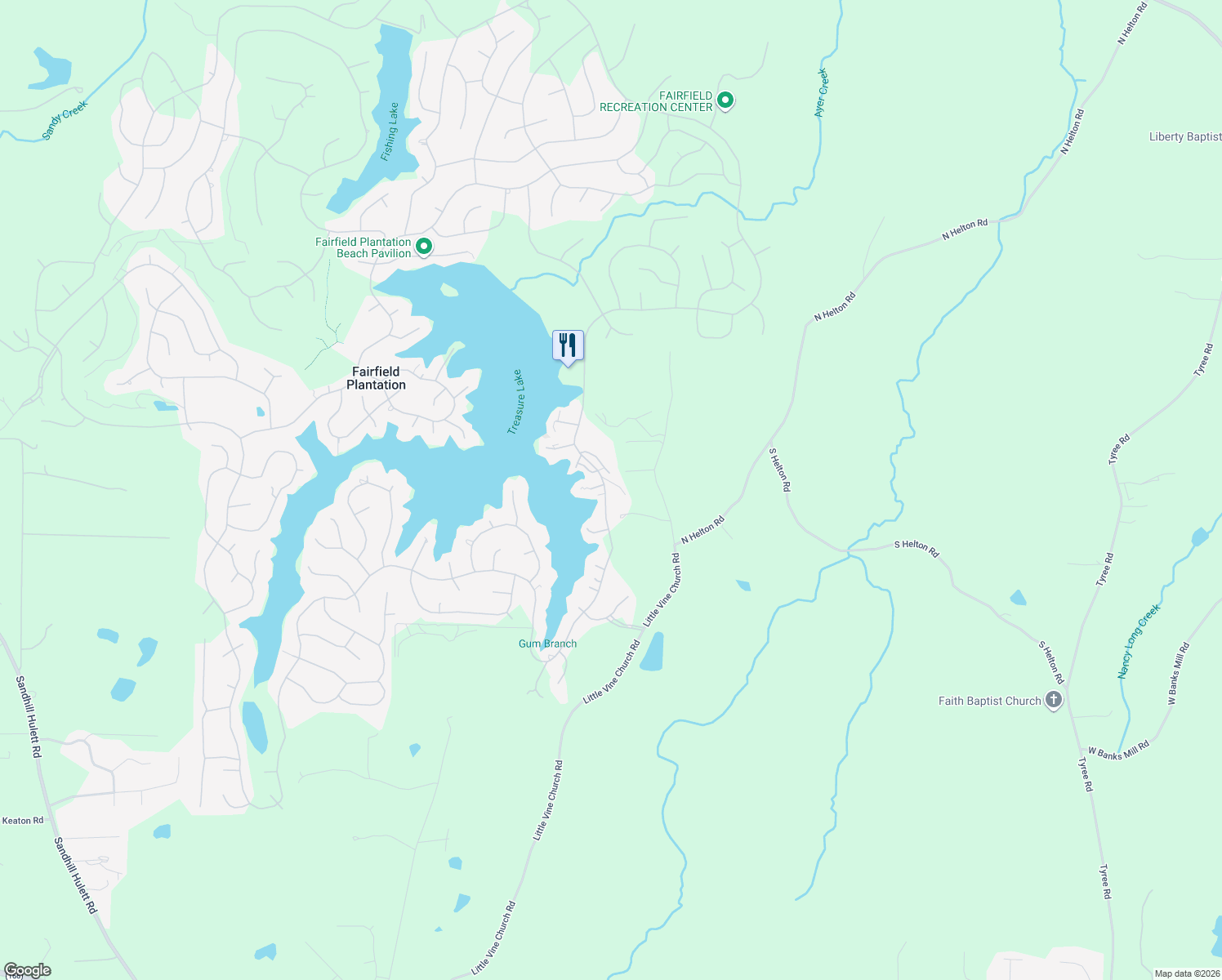 map of restaurants, bars, coffee shops, grocery stores, and more near 10174 Lakeview Parkway in Villa Rica