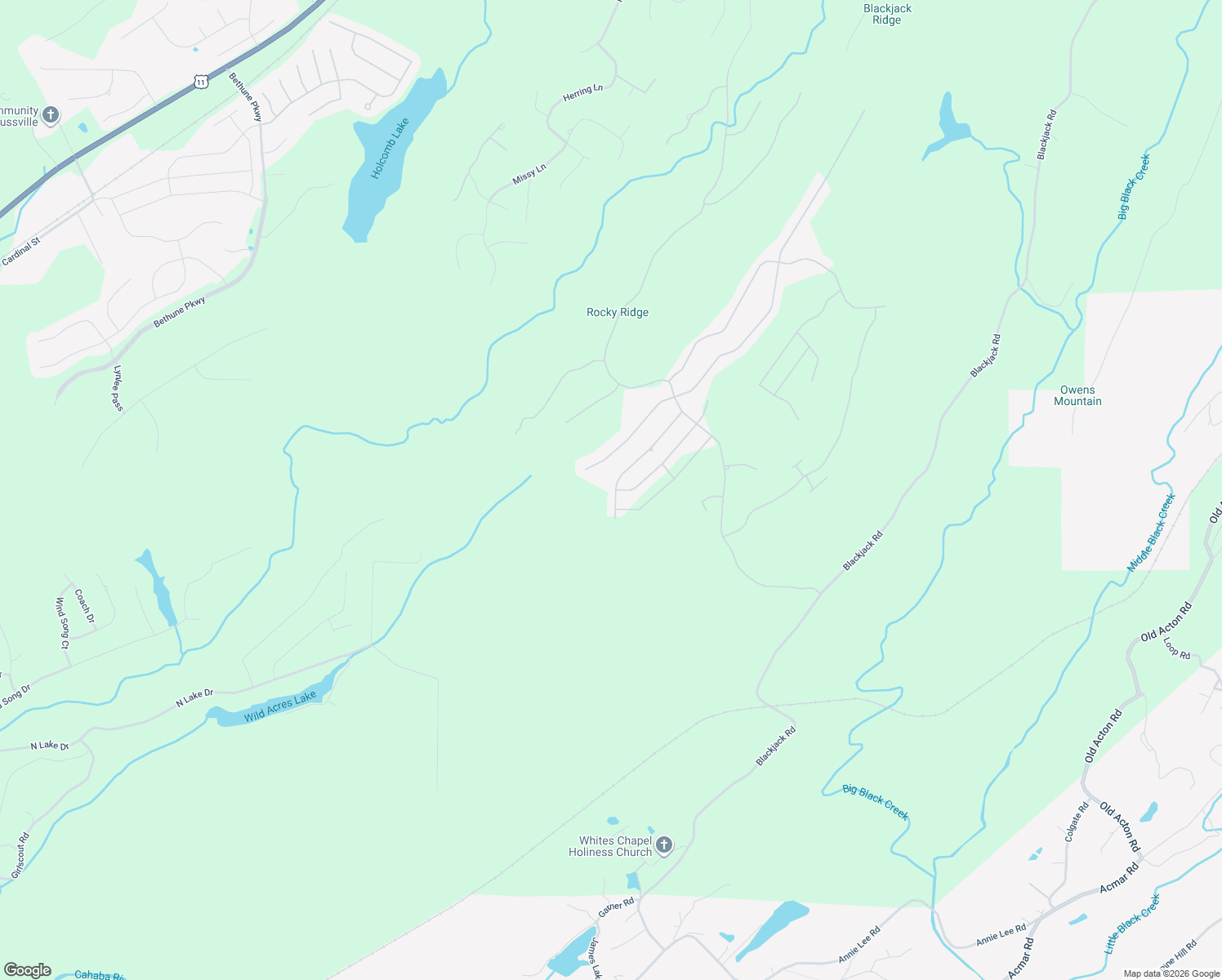 map of restaurants, bars, coffee shops, grocery stores, and more near 2066 Enclave Drive in Trussville