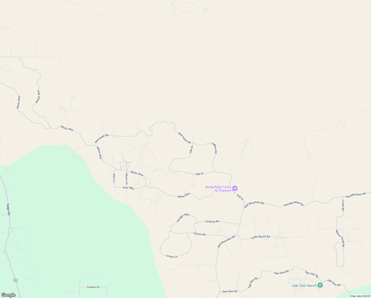 map of restaurants, bars, coffee shops, grocery stores, and more near 33327 Oak Drive in Hemet