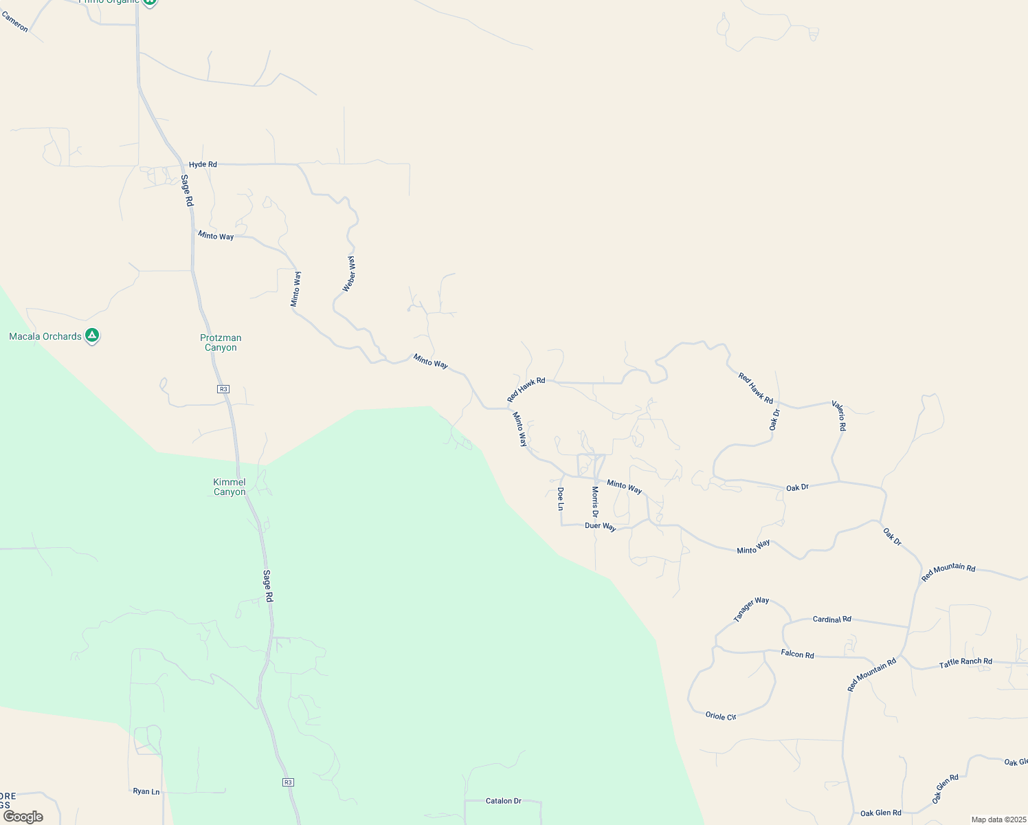 map of restaurants, bars, coffee shops, grocery stores, and more near Minto Way in Sage