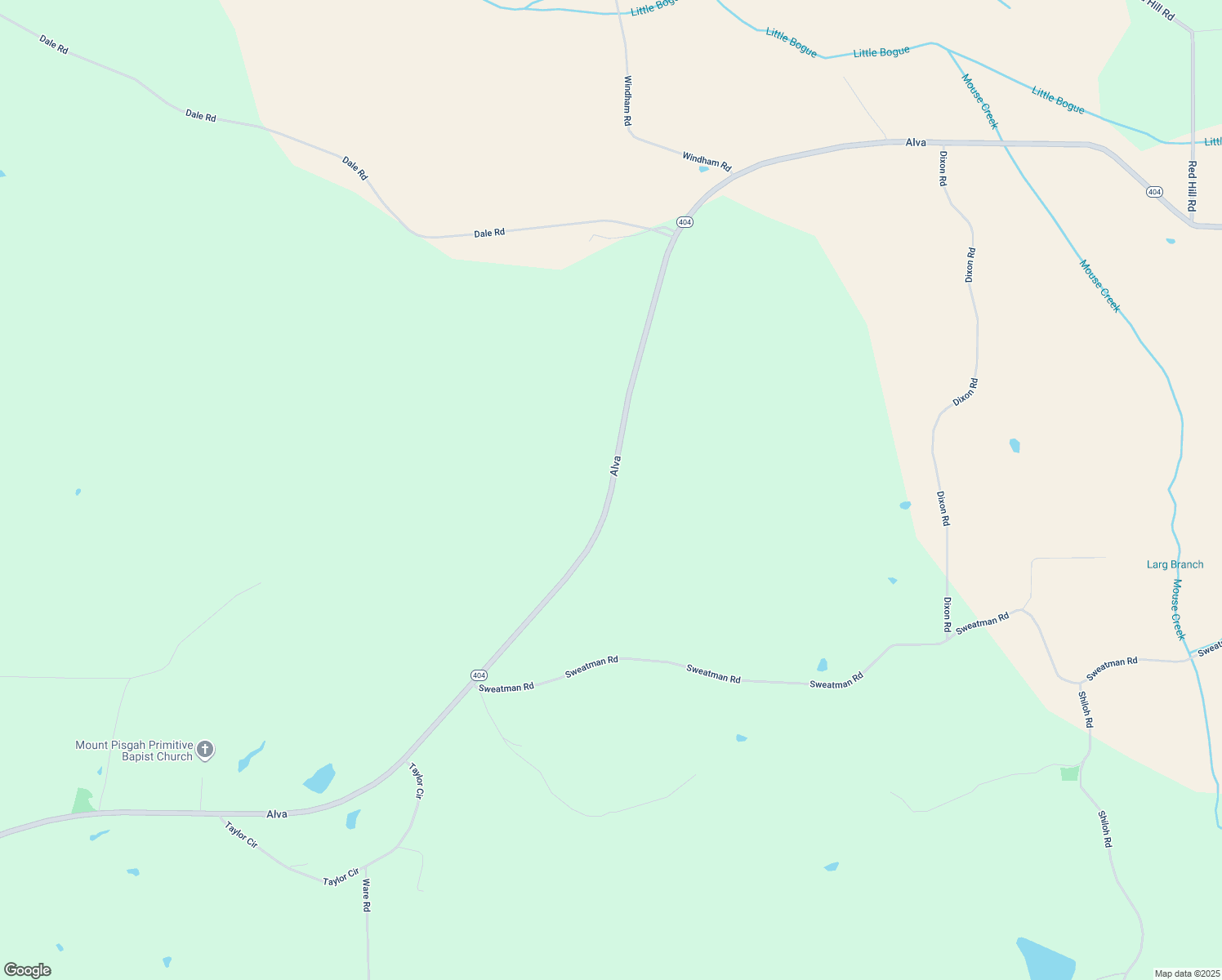 map of restaurants, bars, coffee shops, grocery stores, and more near Alva in Duck Hill