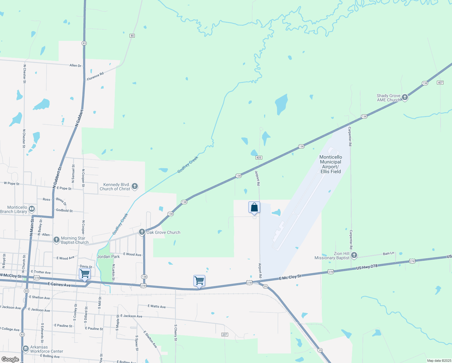 602 Arkansas 138, Monticello AR Walk Score