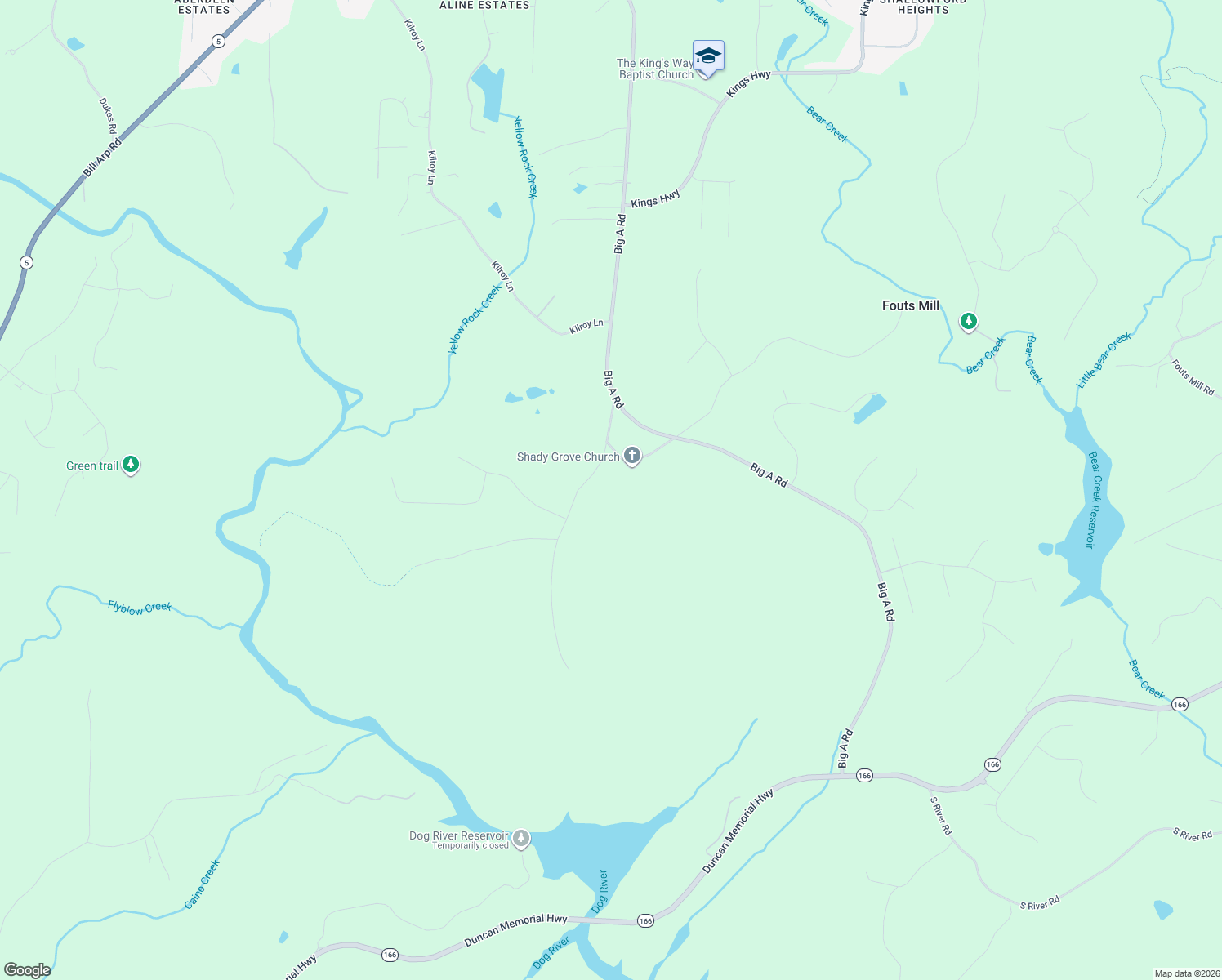 map of restaurants, bars, coffee shops, grocery stores, and more near 6000 Dorset Bridge Road in Douglasville
