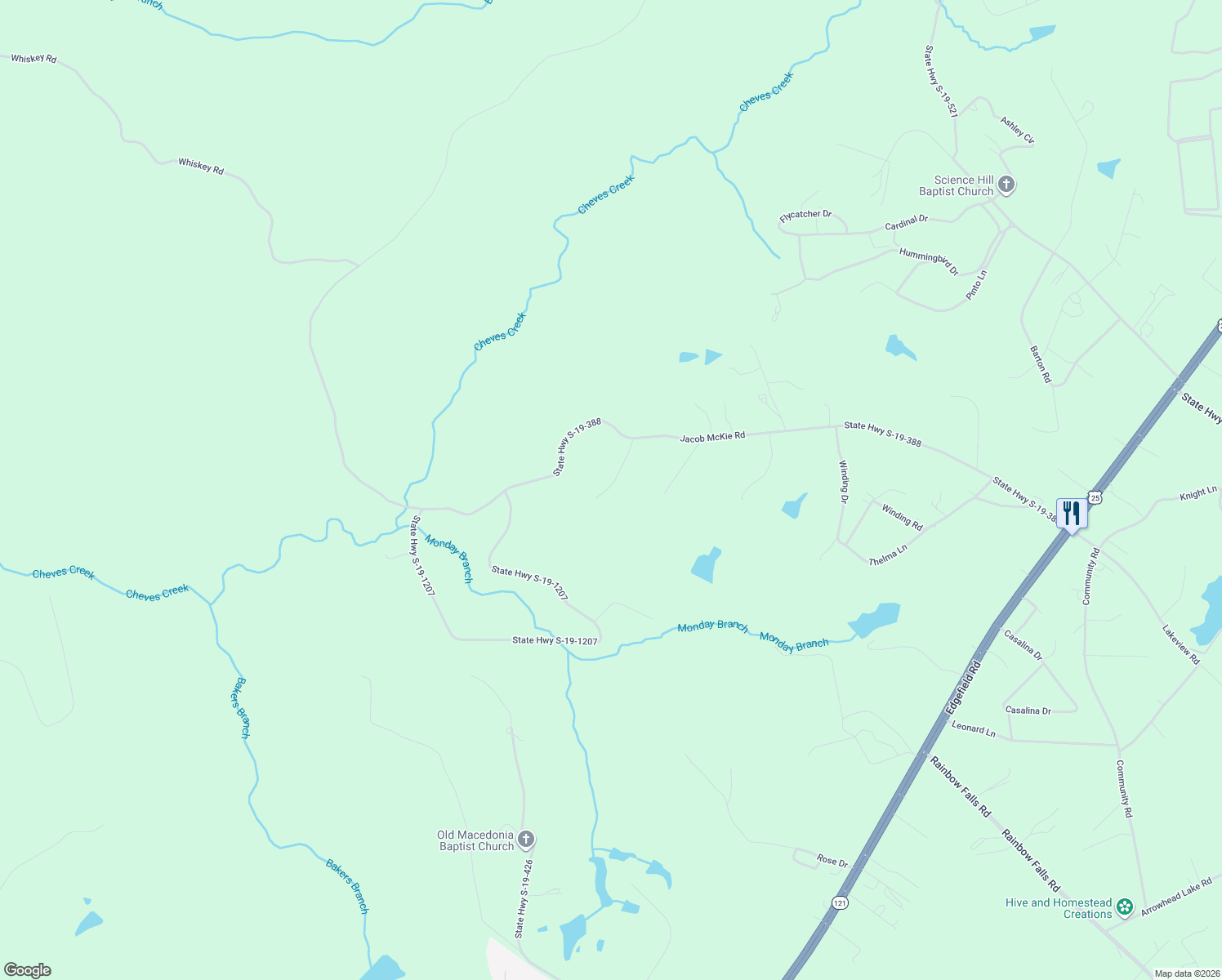 map of restaurants, bars, coffee shops, grocery stores, and more near 2-36 Shadow Lane in Trenton