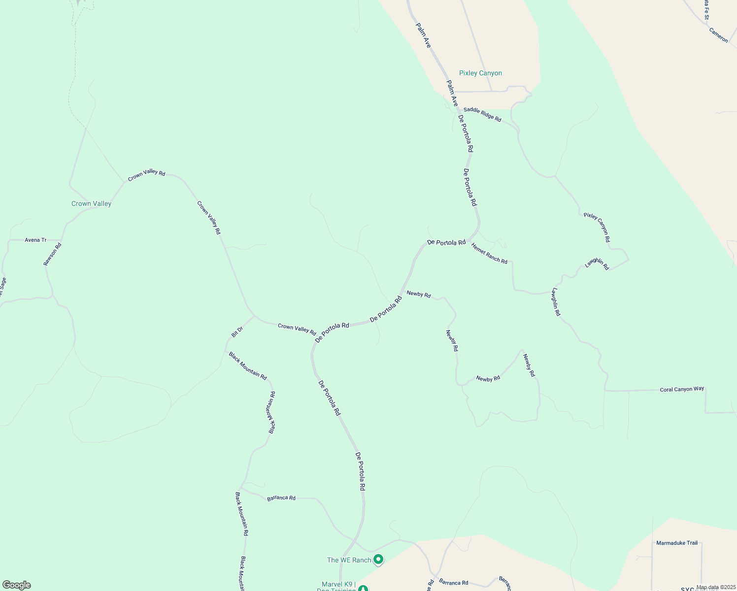 map of restaurants, bars, coffee shops, grocery stores, and more near 32955 Buckskin Road in Temecula