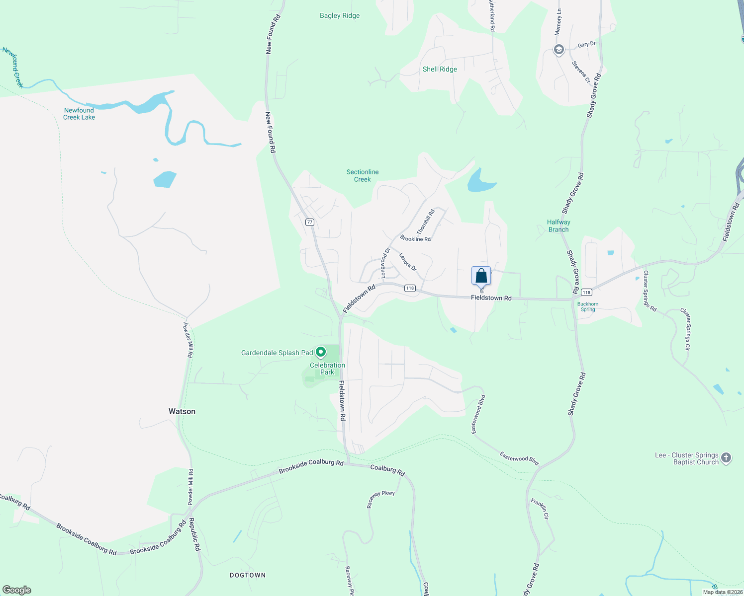 map of restaurants, bars, coffee shops, grocery stores, and more near 1437 Woodridge Pl in Gardendale