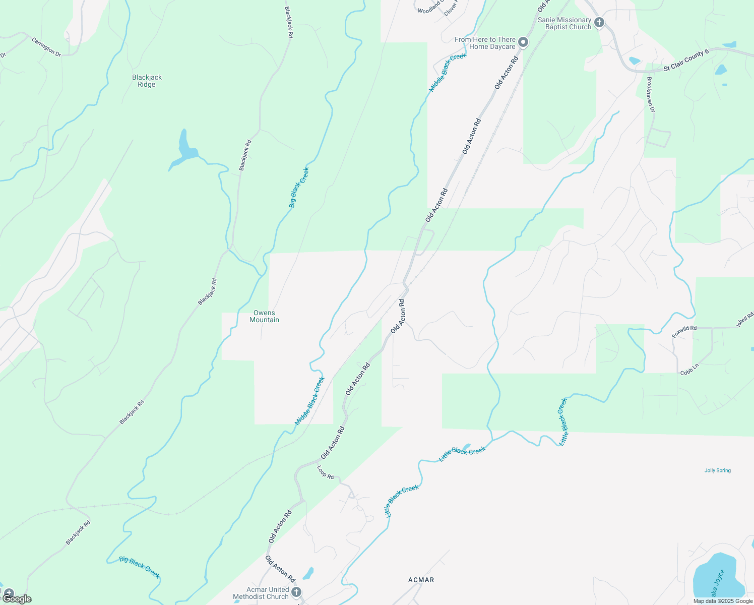 map of restaurants, bars, coffee shops, grocery stores, and more near 141 Bates Lane in Moody