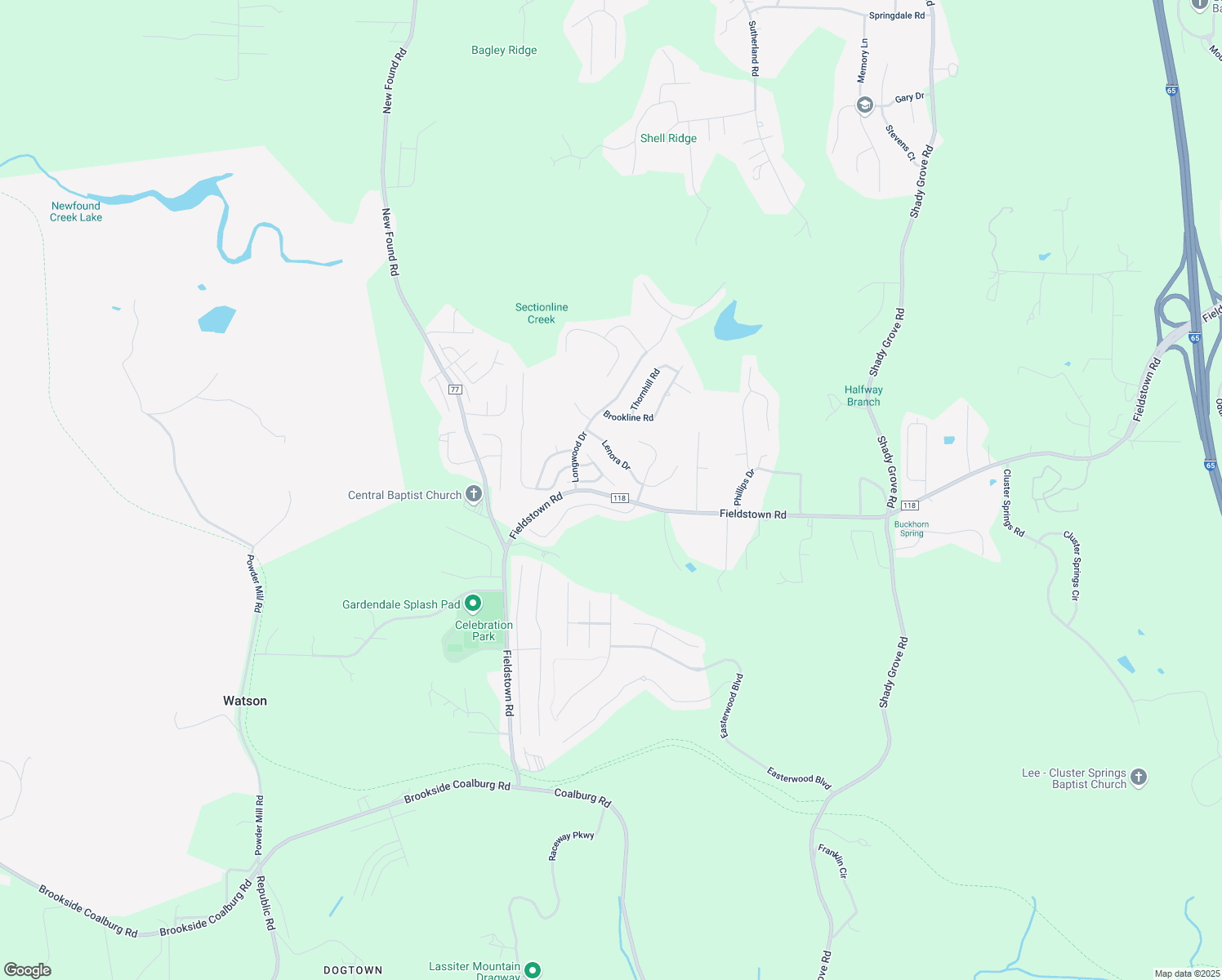 map of restaurants, bars, coffee shops, grocery stores, and more near 4404 Ridgeland Drive in Gardendale