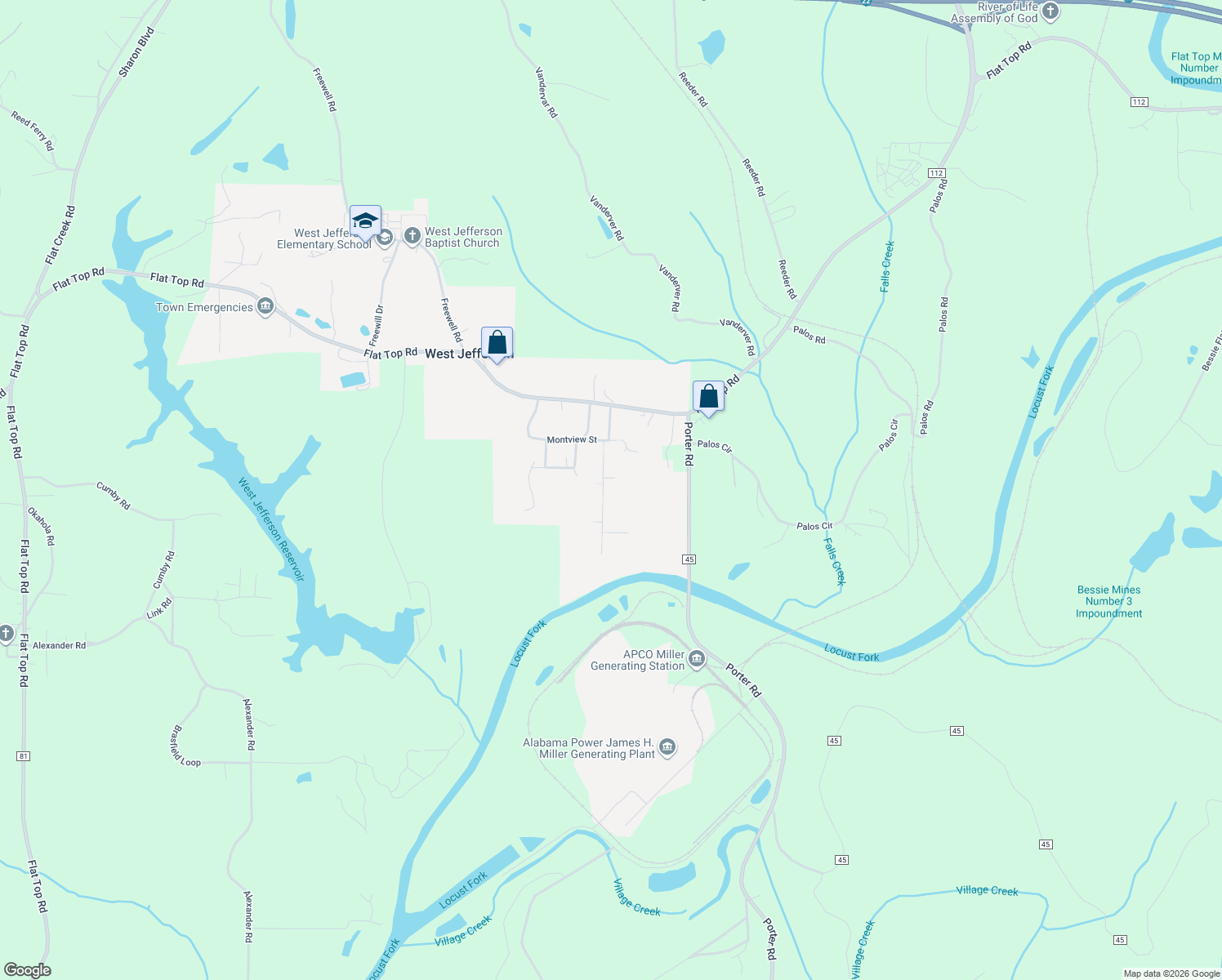 map of restaurants, bars, coffee shops, grocery stores, and more near 4609 Honeysuckle Road in Quinton