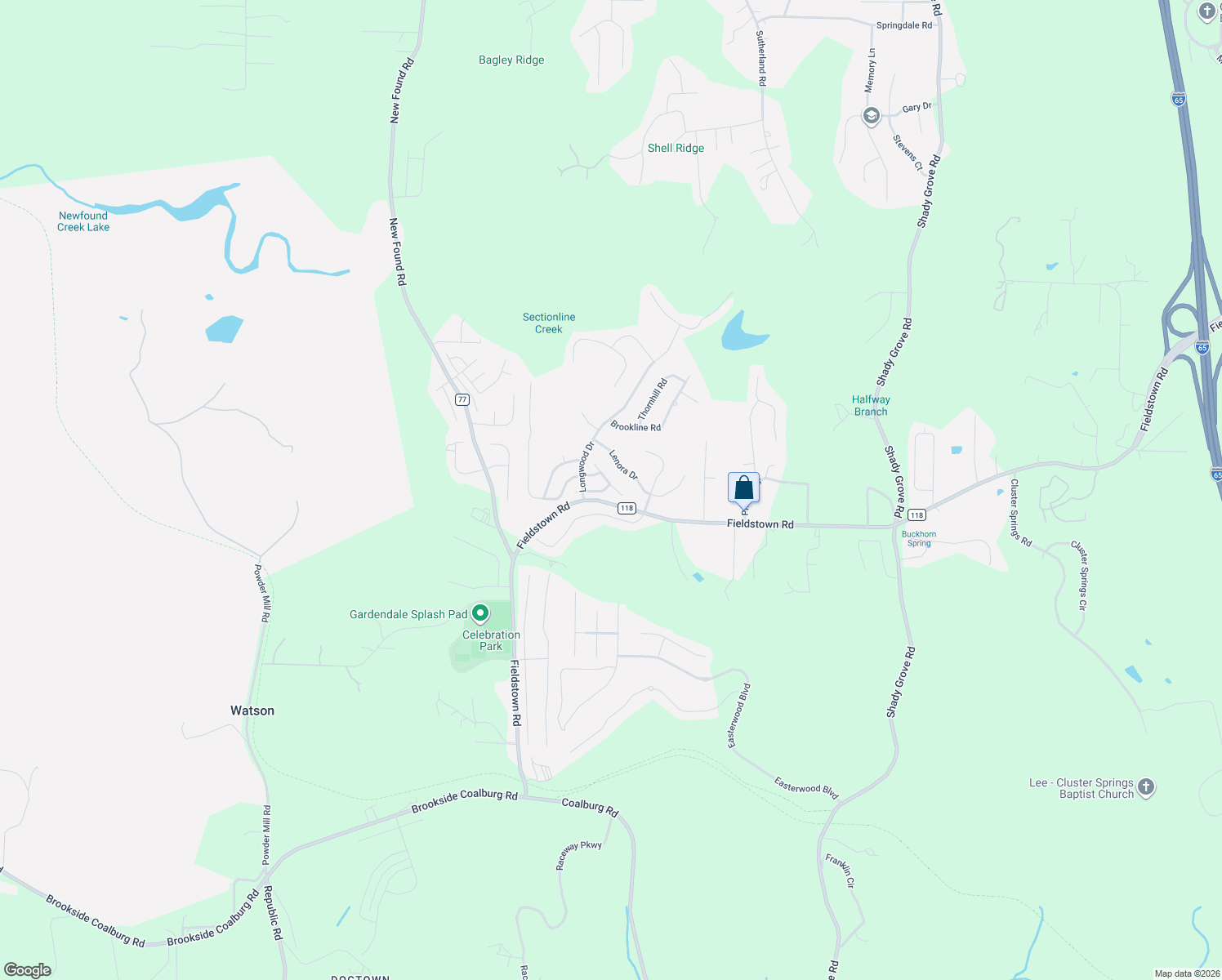 map of restaurants, bars, coffee shops, grocery stores, and more near 4421 Ridgeland Drive in Gardendale