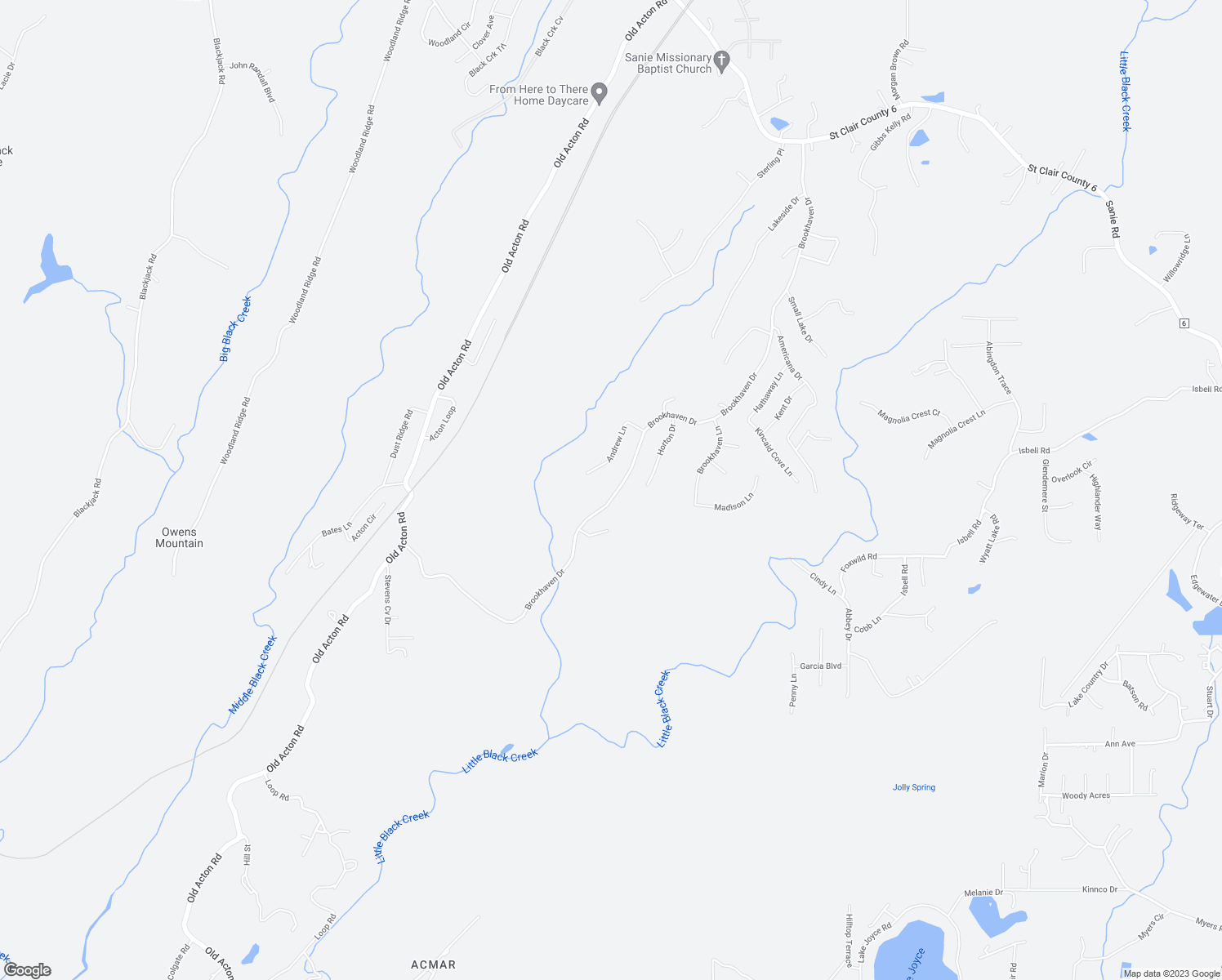 map of restaurants, bars, coffee shops, grocery stores, and more near 1020 Brookhaven Drive in Odenville