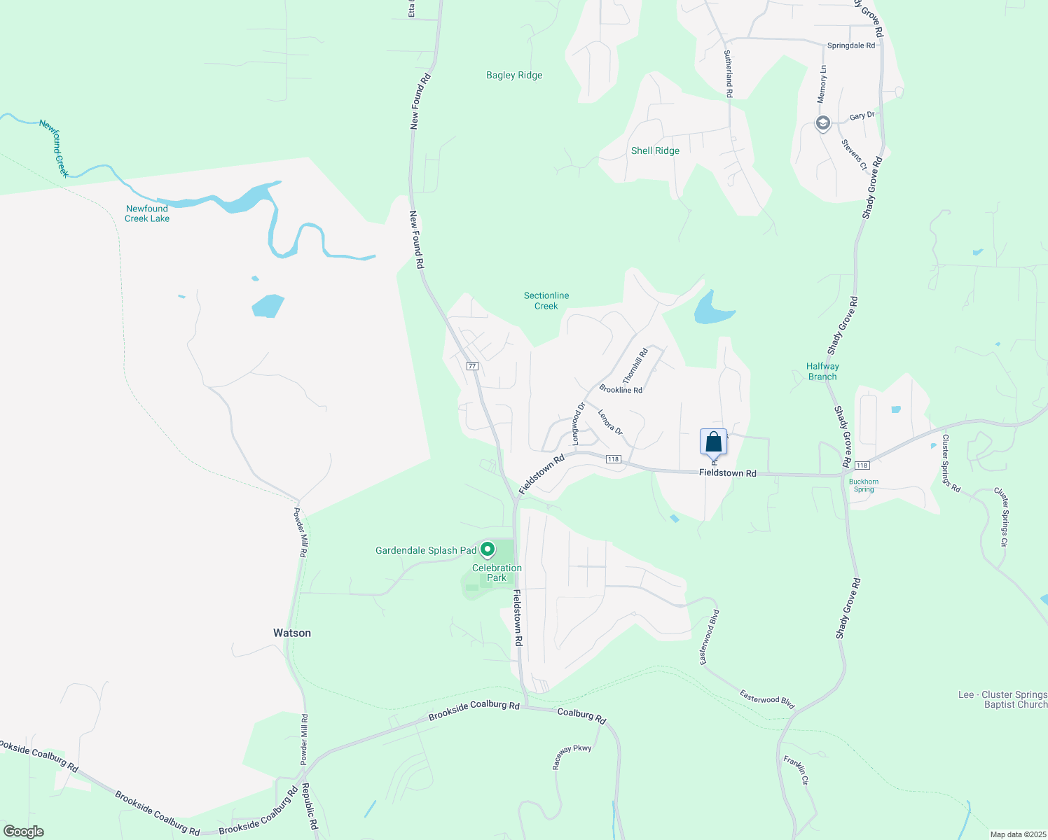 map of restaurants, bars, coffee shops, grocery stores, and more near 161 Springdale Drive in Gardendale
