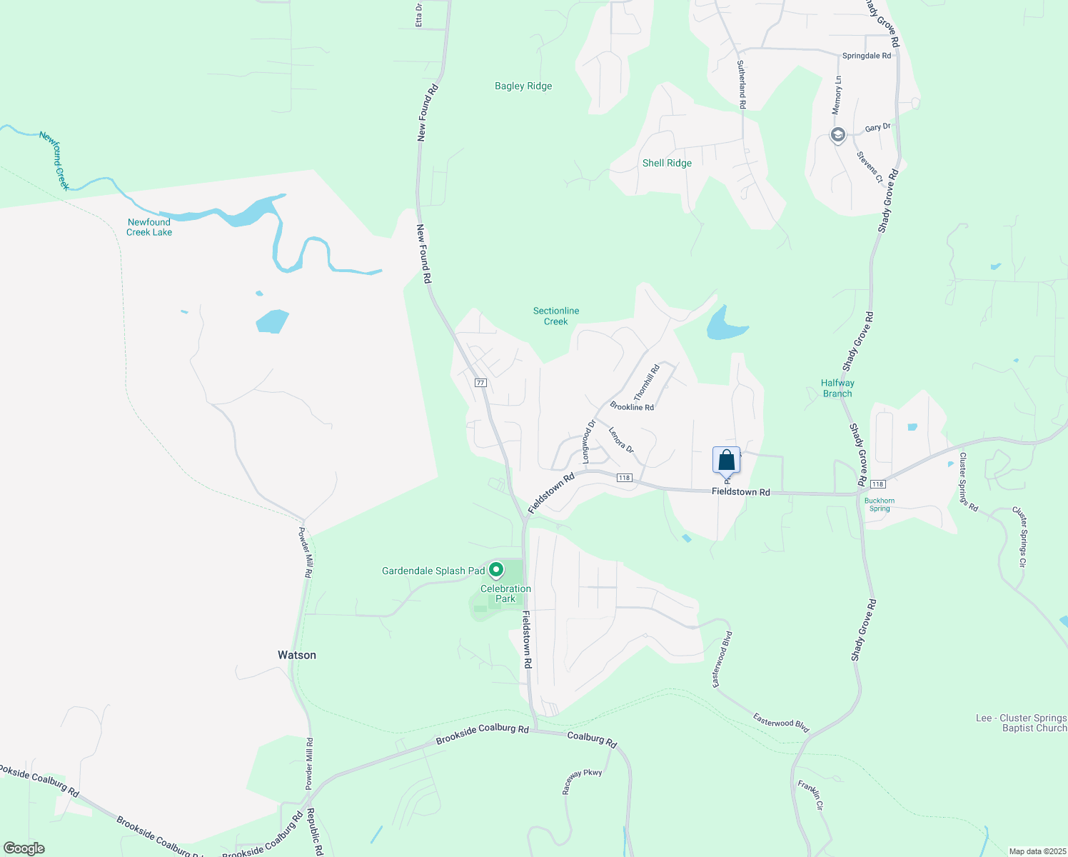 map of restaurants, bars, coffee shops, grocery stores, and more near 161 Springdale Drive in Gardendale