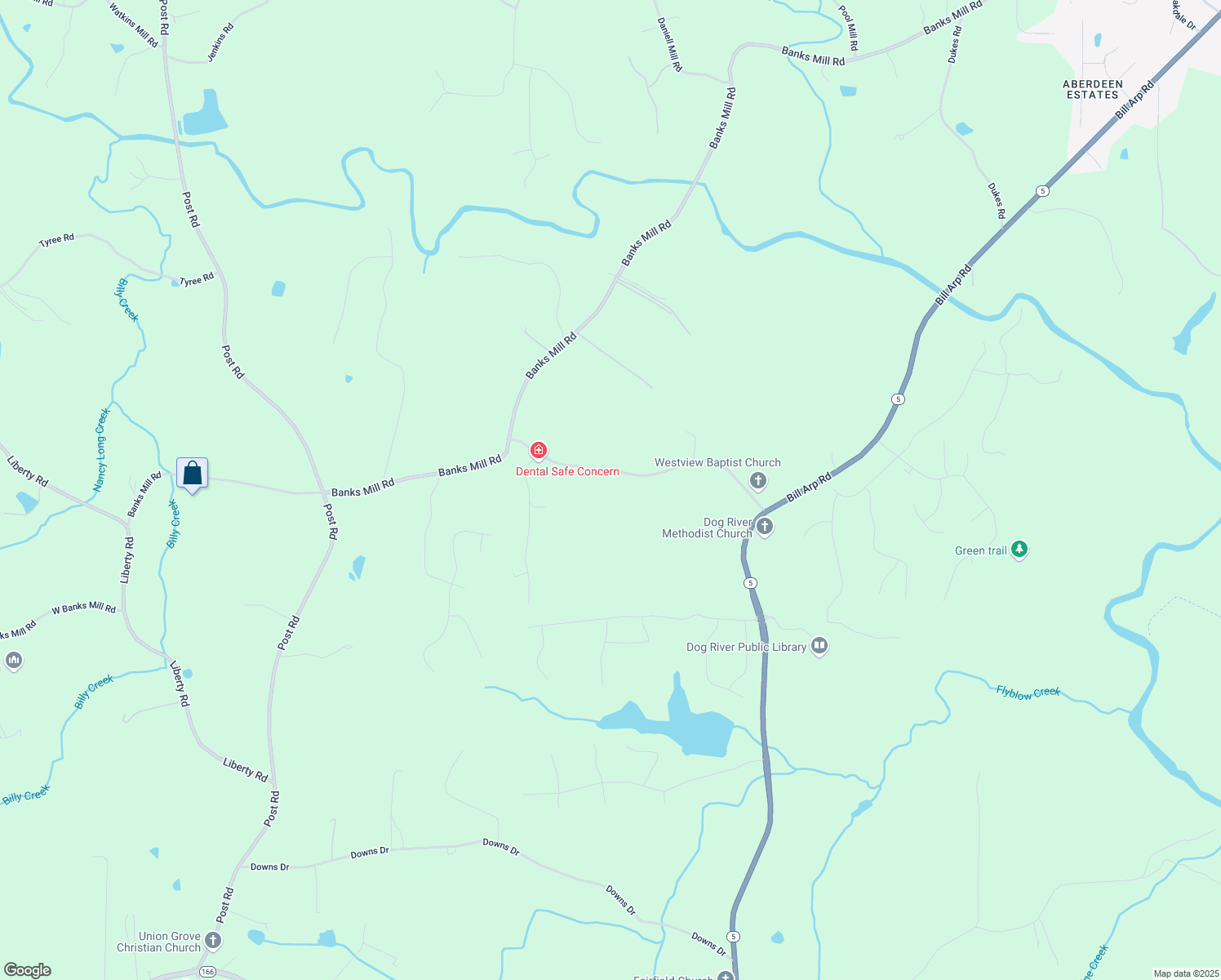 map of restaurants, bars, coffee shops, grocery stores, and more near 8041 South Giles Road in Douglasville