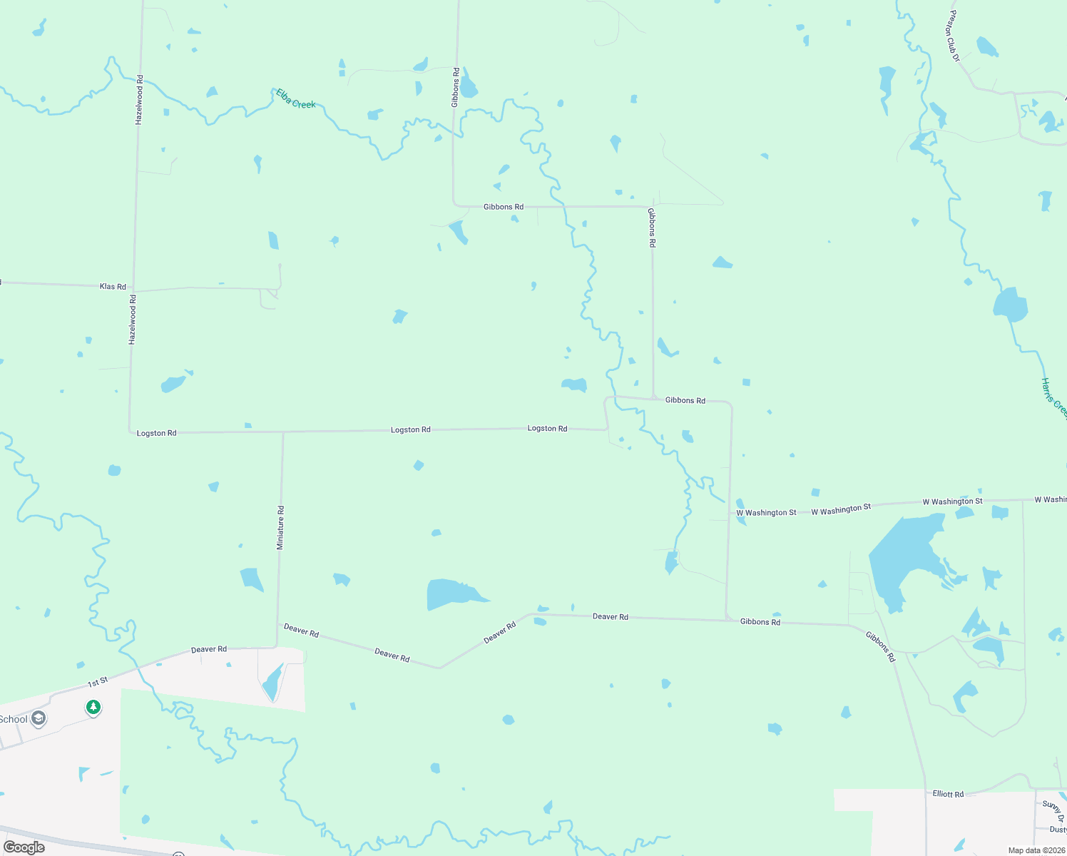 map of restaurants, bars, coffee shops, grocery stores, and more near Logston Road in Sherman