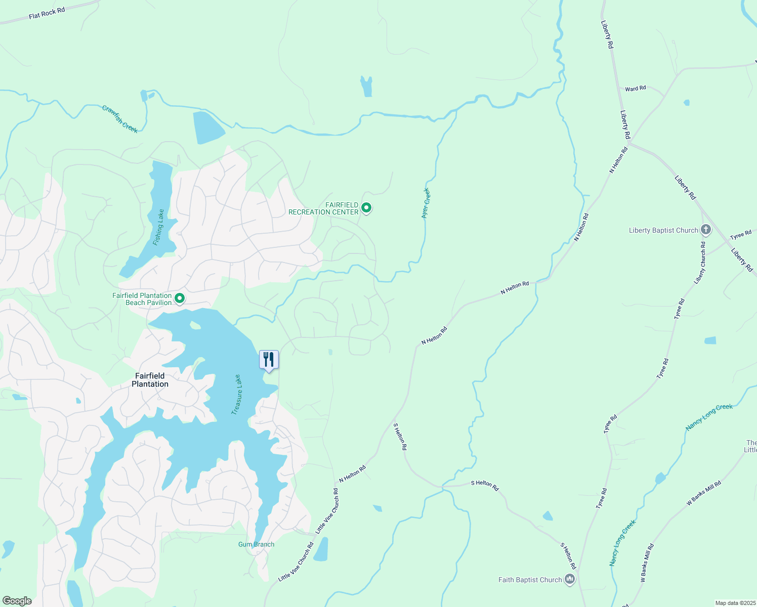 map of restaurants, bars, coffee shops, grocery stores, and more near 8145 Lakeview Parkway in Villa Rica
