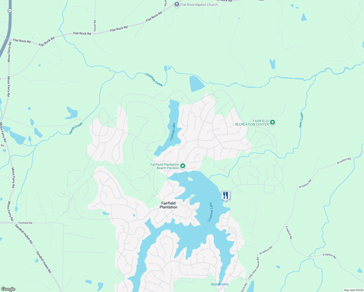 map of restaurants, bars, coffee shops, grocery stores, and more near 5203 Woodmont Drive in Villa Rica