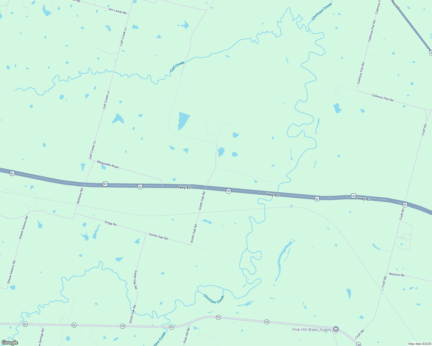 map of restaurants, bars, coffee shops, grocery stores, and more near 1860 Smith Oak Road in Sherman