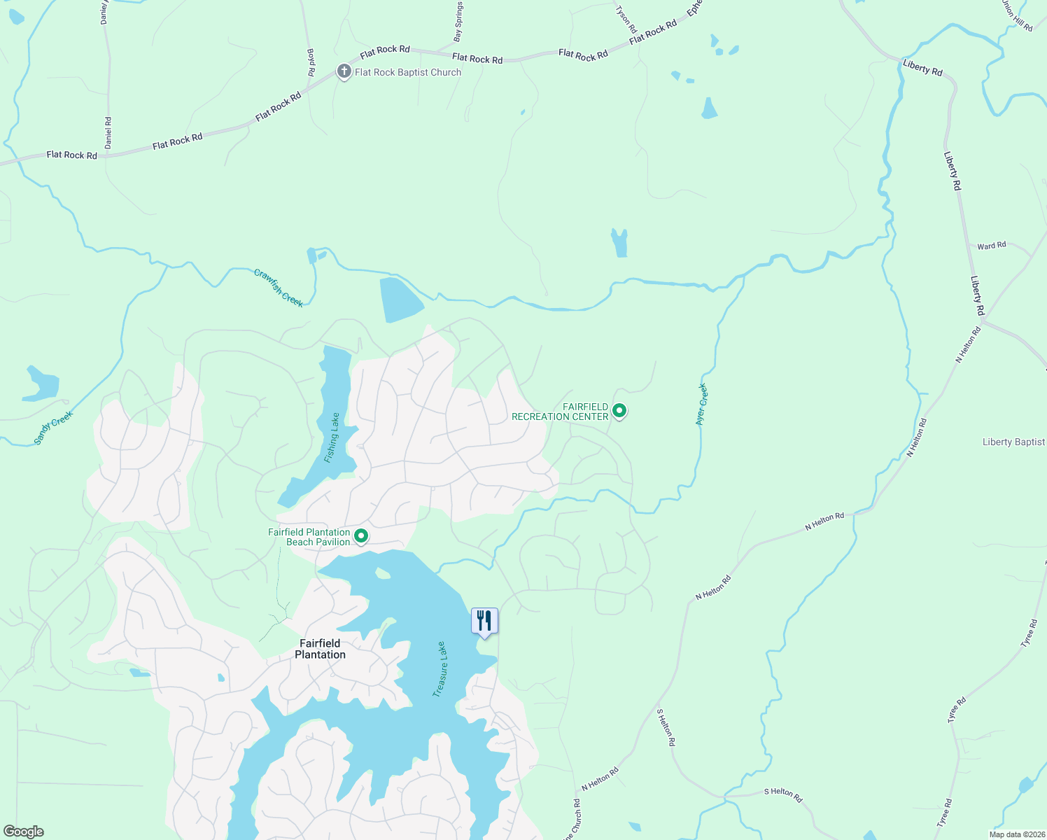 map of restaurants, bars, coffee shops, grocery stores, and more near 5495 Britton Drive in Villa Rica