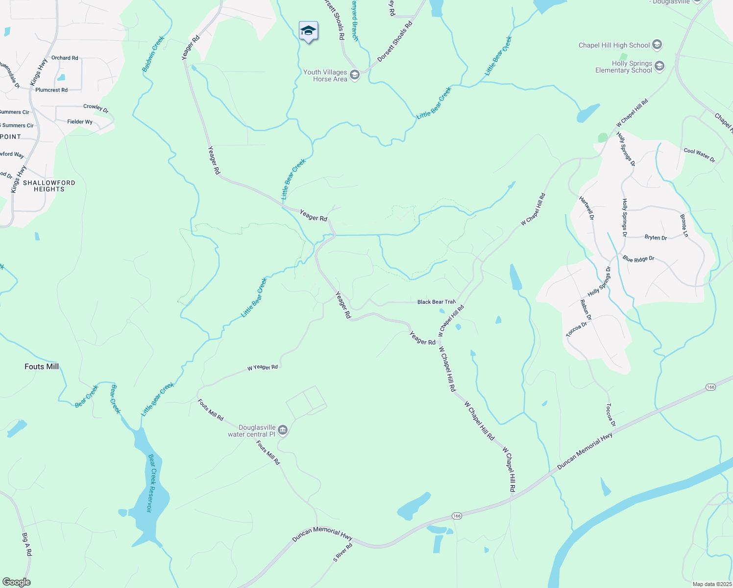 map of restaurants, bars, coffee shops, grocery stores, and more near 5547 Bent Grass Way in Douglasville