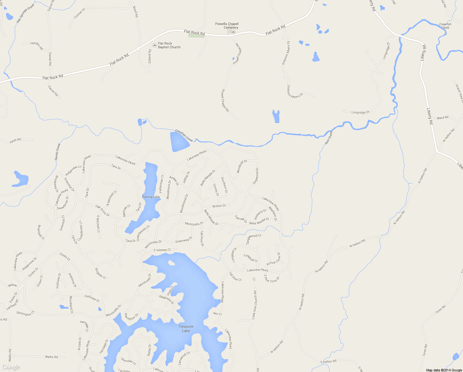 map of restaurants, bars, coffee shops, grocery stores, and more near 5499 Lakeview Parkway in Villa Rica