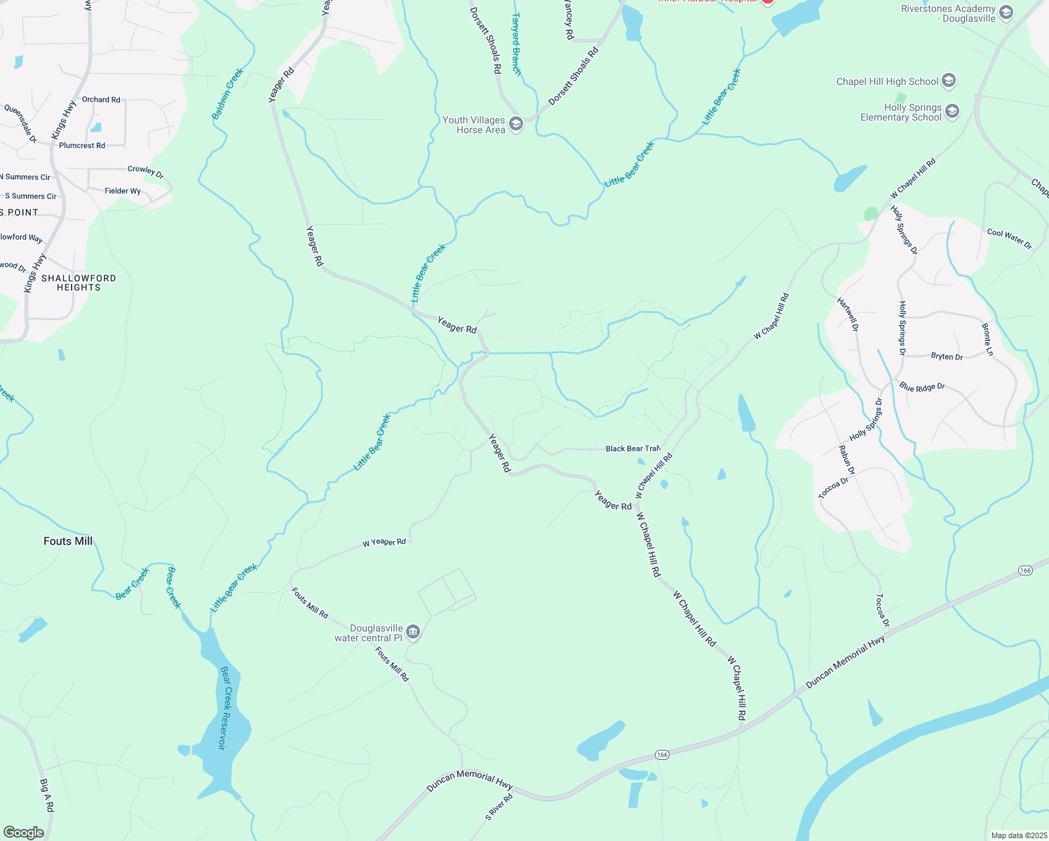 map of restaurants, bars, coffee shops, grocery stores, and more near 5518 Legacy Trail in Douglasville