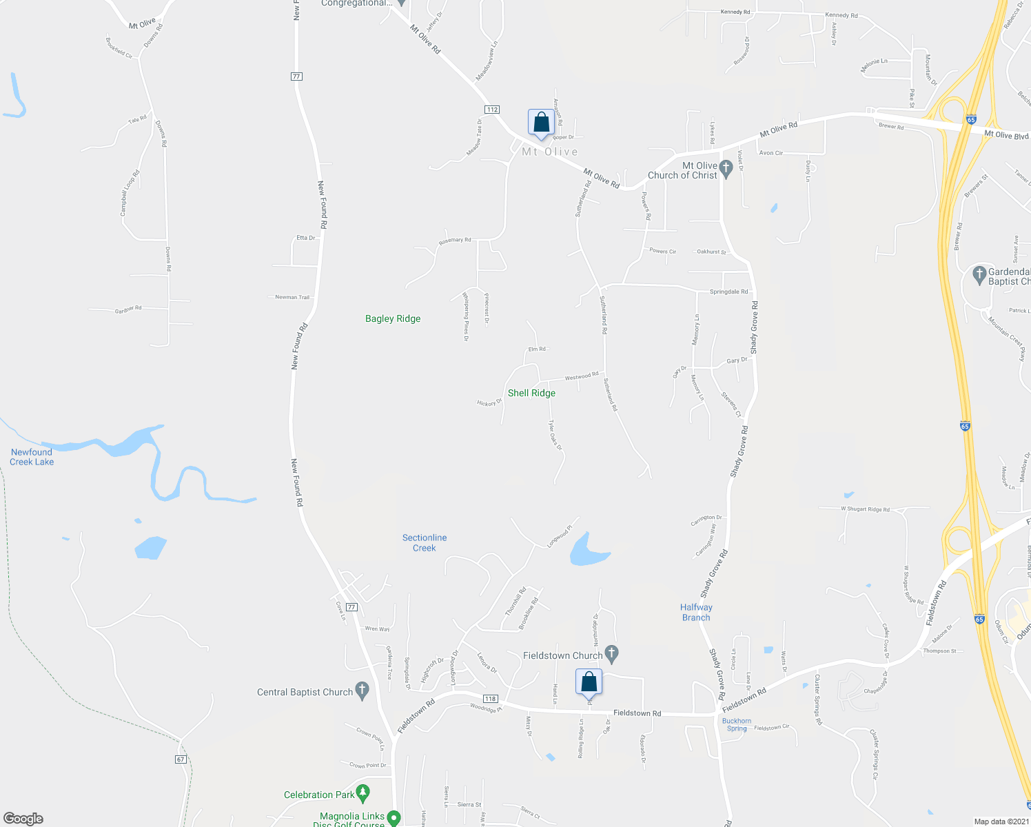 map of restaurants, bars, coffee shops, grocery stores, and more near 950 Westwood Road in Mount Olive
