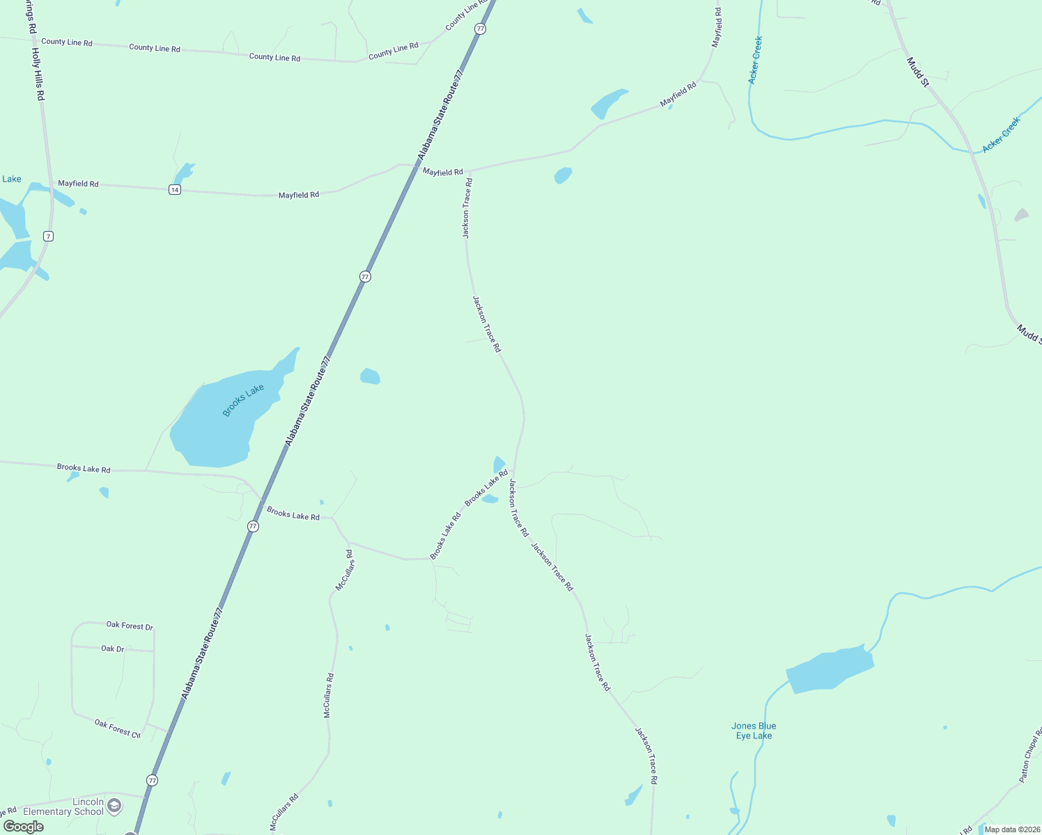 map of restaurants, bars, coffee shops, grocery stores, and more near 16076 Jackson Trace Road in Lincoln