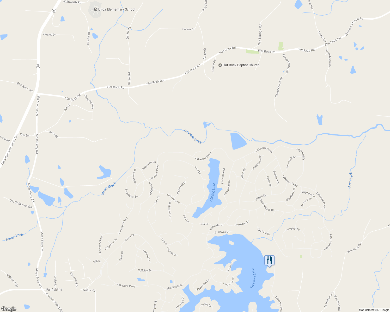 map of restaurants, bars, coffee shops, grocery stores, and more near 3338 Lakeview Parkway in Villa Rica
