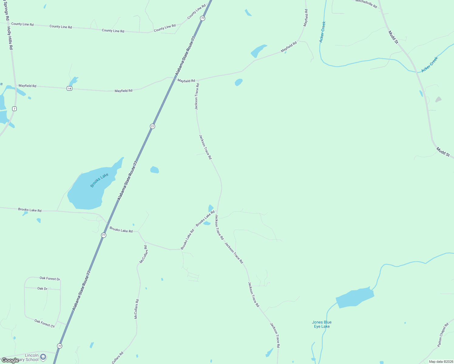 map of restaurants, bars, coffee shops, grocery stores, and more near 16076 Jackson Trace Road in Lincoln
