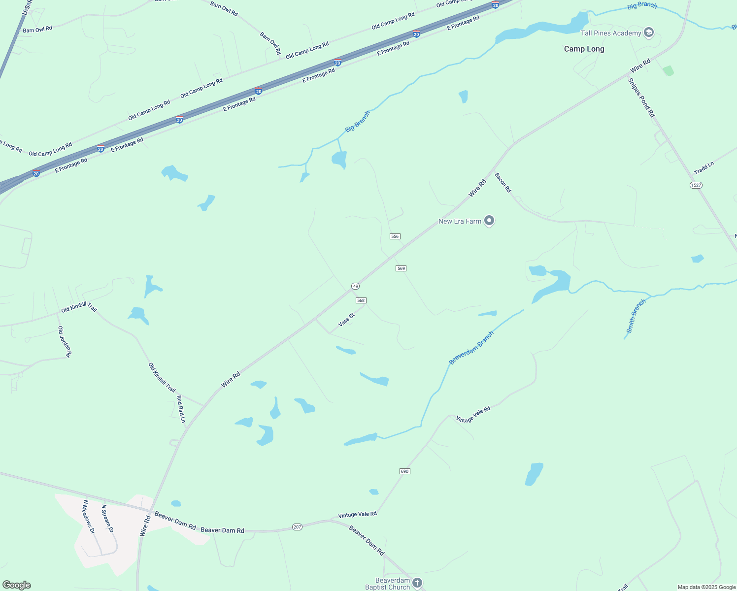 map of restaurants, bars, coffee shops, grocery stores, and more near 15 Vass St in Aiken