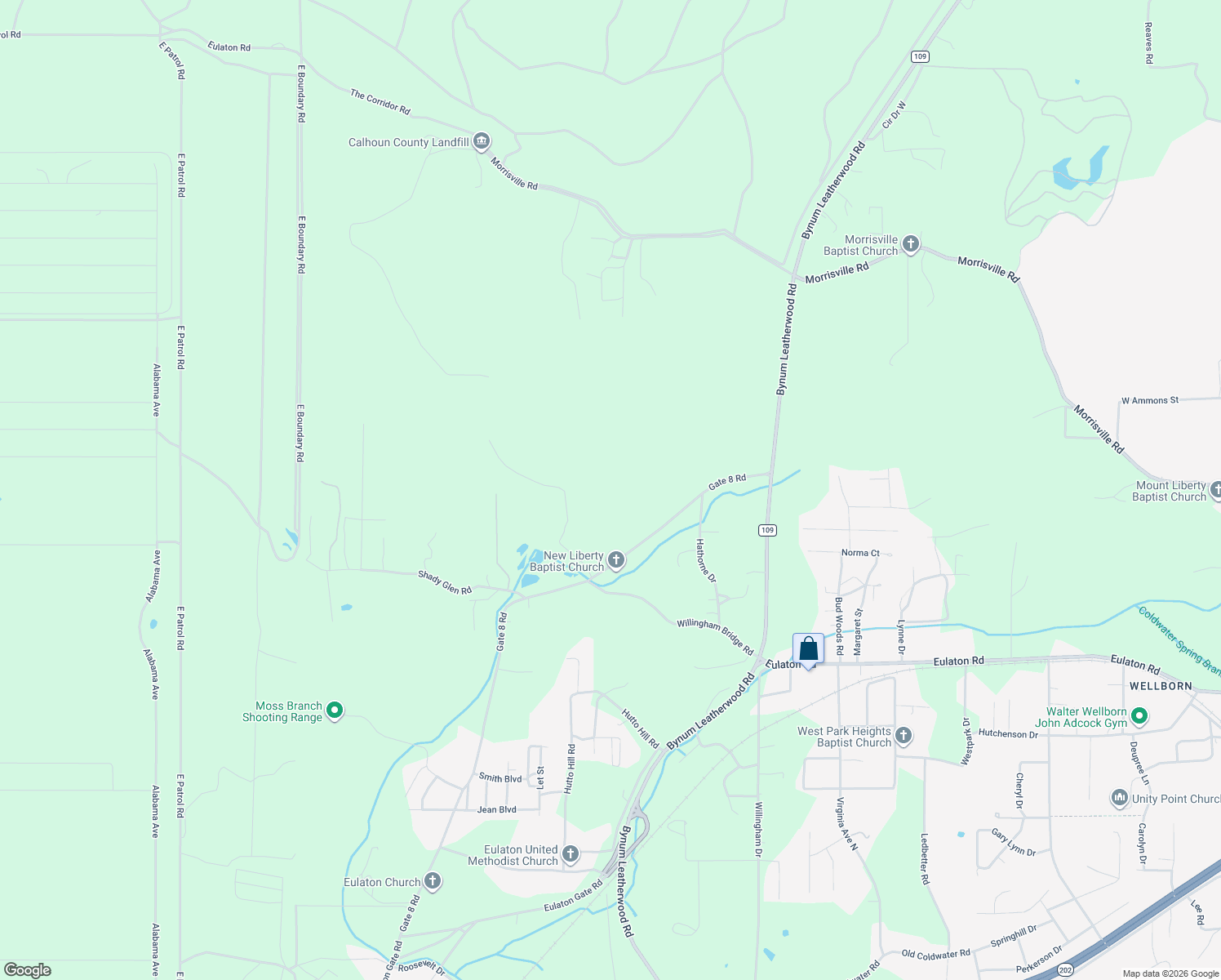 map of restaurants, bars, coffee shops, grocery stores, and more near in Anniston