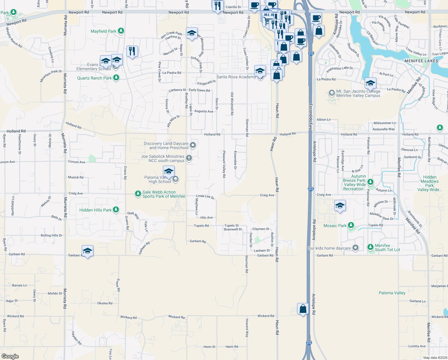 31380 Pleasant Valley Road, Menifee CA Walk Score