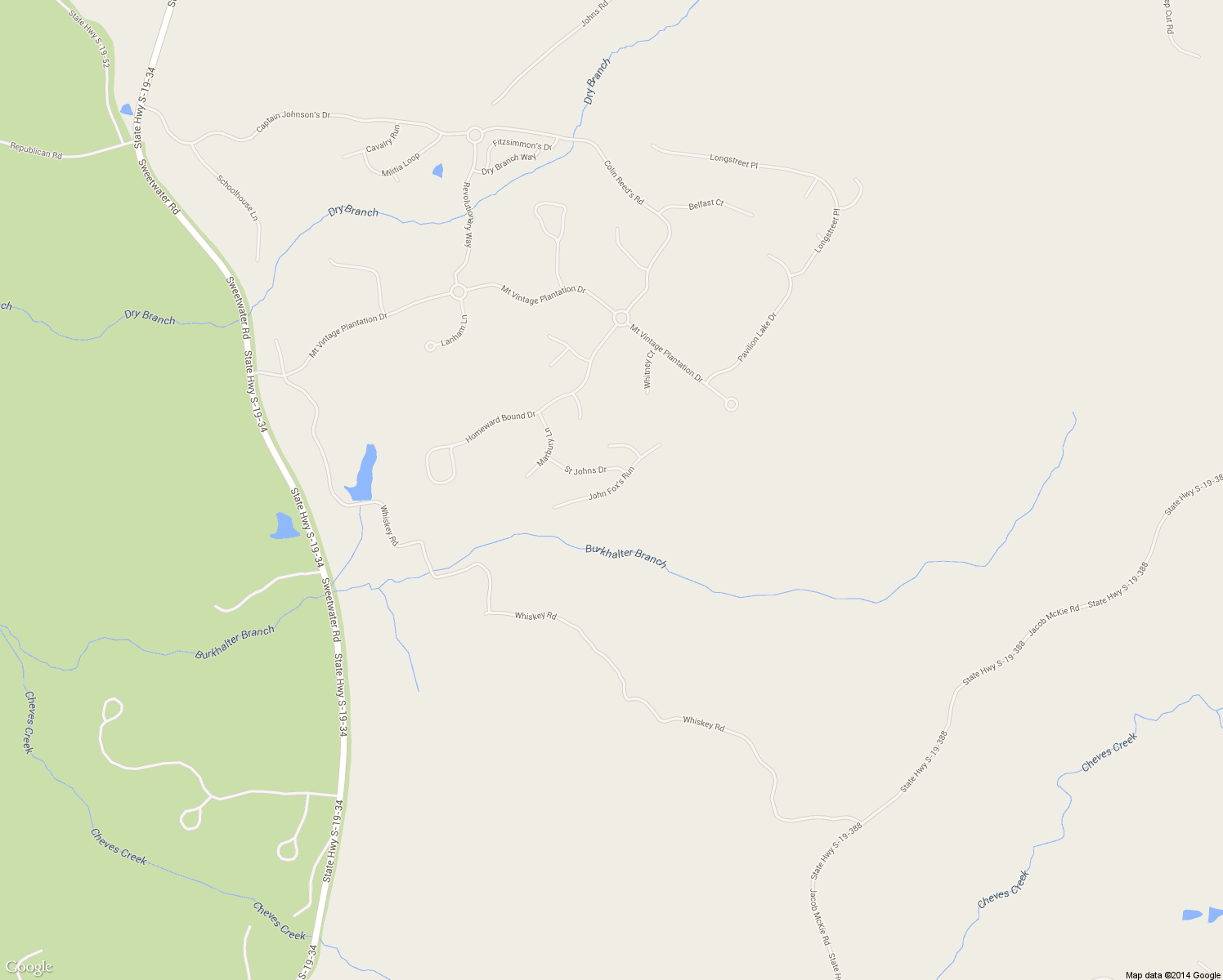 map of restaurants, bars, coffee shops, grocery stores, and more near 505 John Fox's Run in North Augusta