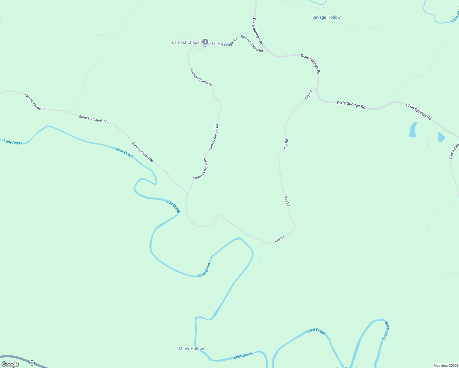 map of restaurants, bars, coffee shops, grocery stores, and more near in Oakman