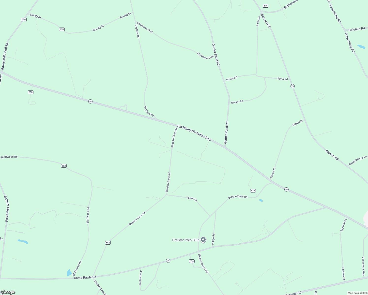 map of restaurants, bars, coffee shops, grocery stores, and more near 1152 Shadow Lane Road in Wagener