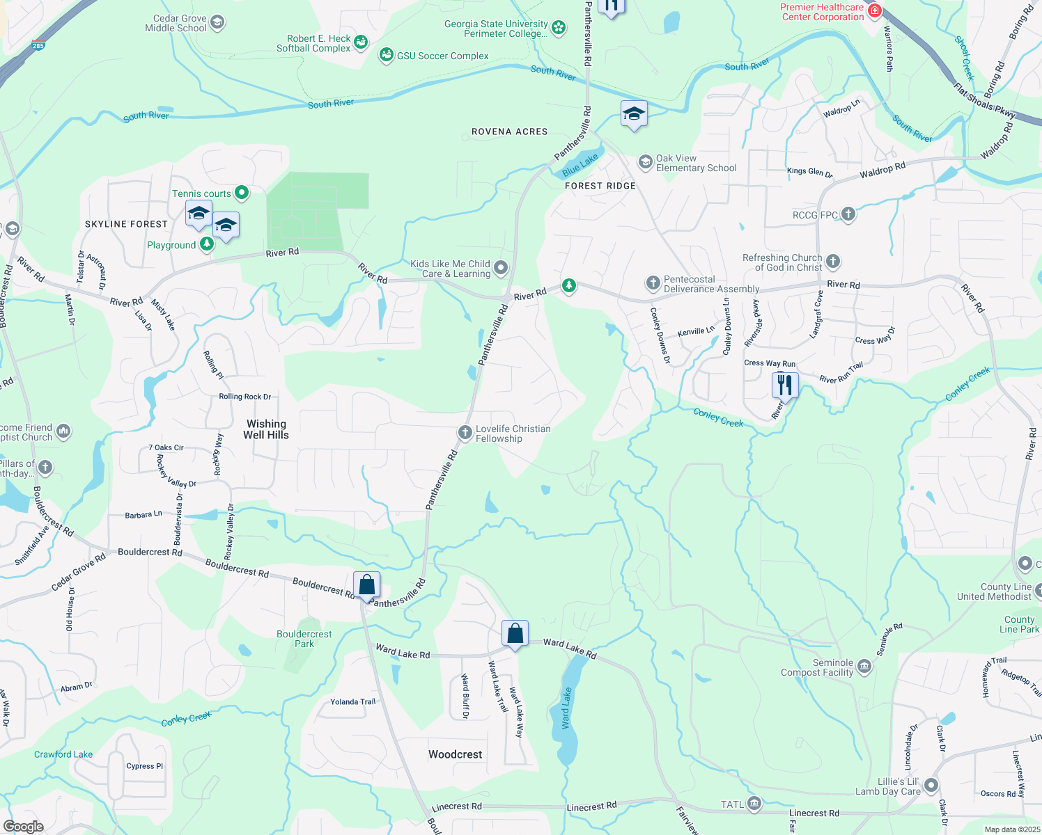 2758 Jaguar Drive, Ellenwood GA Walk Score