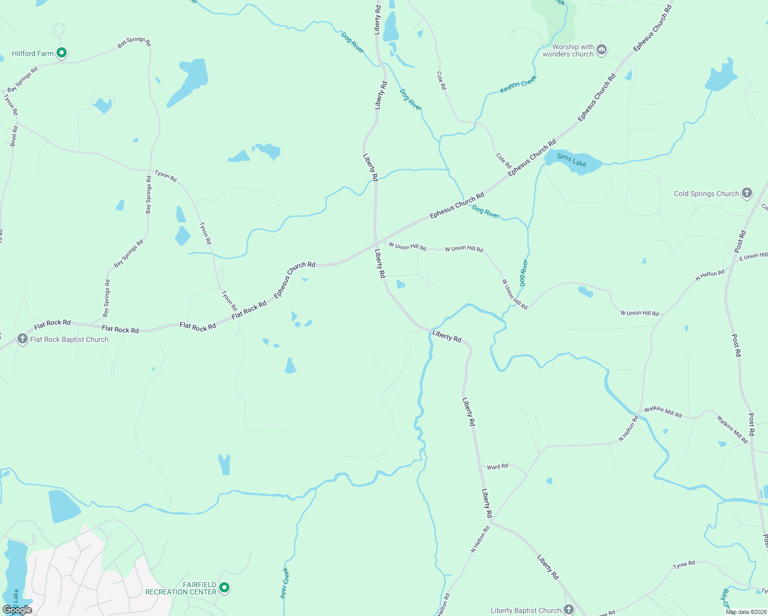 map of restaurants, bars, coffee shops, grocery stores, and more near 4775 Liberty Road in Villa Rica