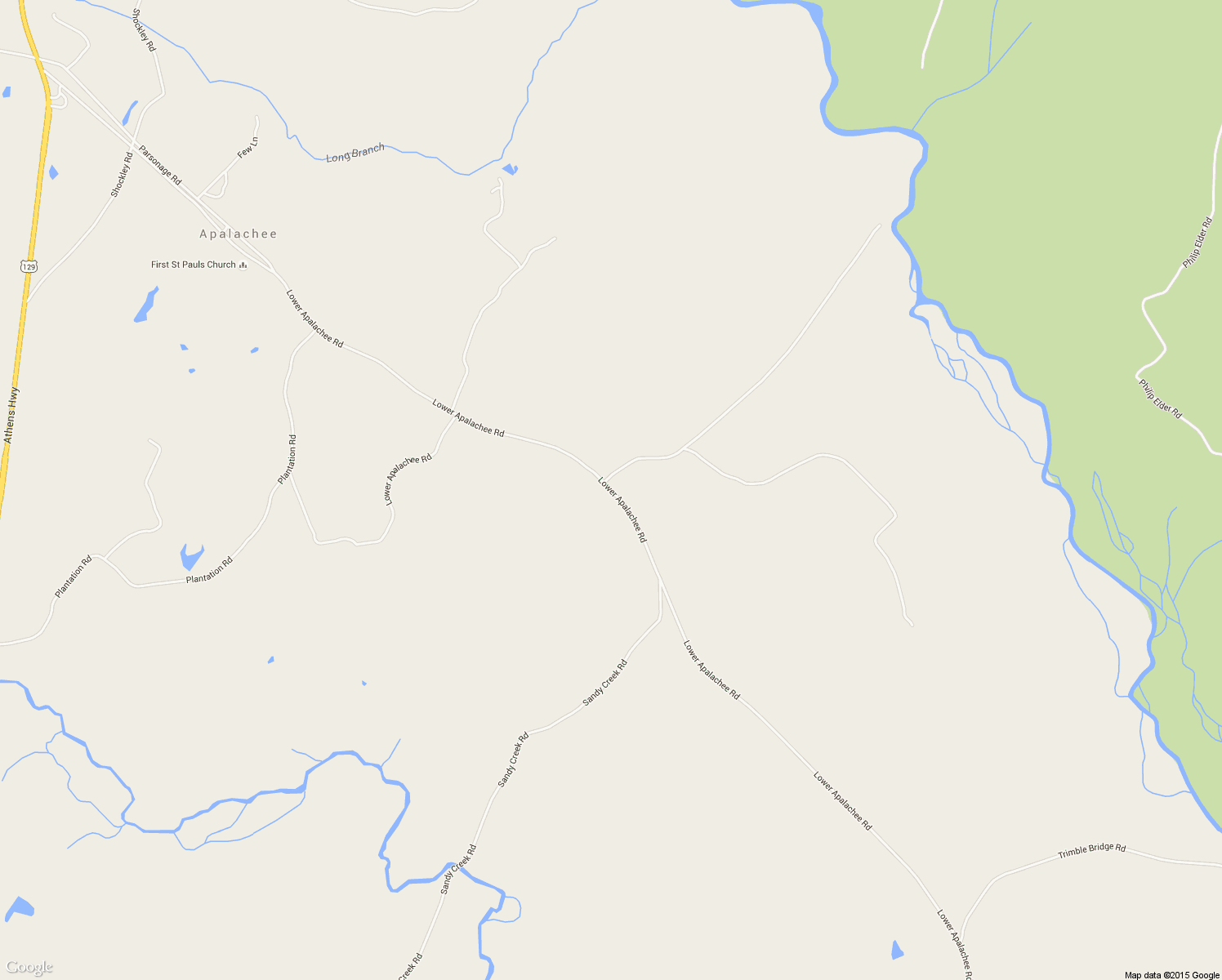 map of restaurants, bars, coffee shops, grocery stores, and more near 4410 Lower Apalachee Road in Madison