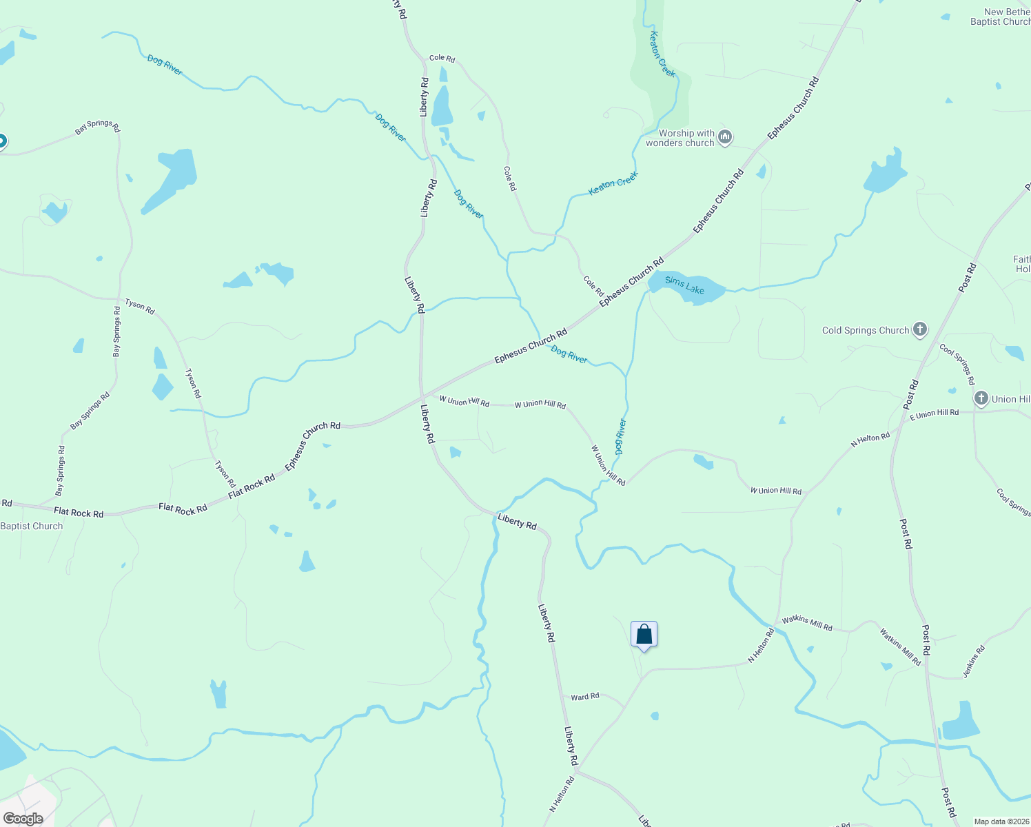 map of restaurants, bars, coffee shops, grocery stores, and more near 9523 West Union Hill Road in Villa Rica