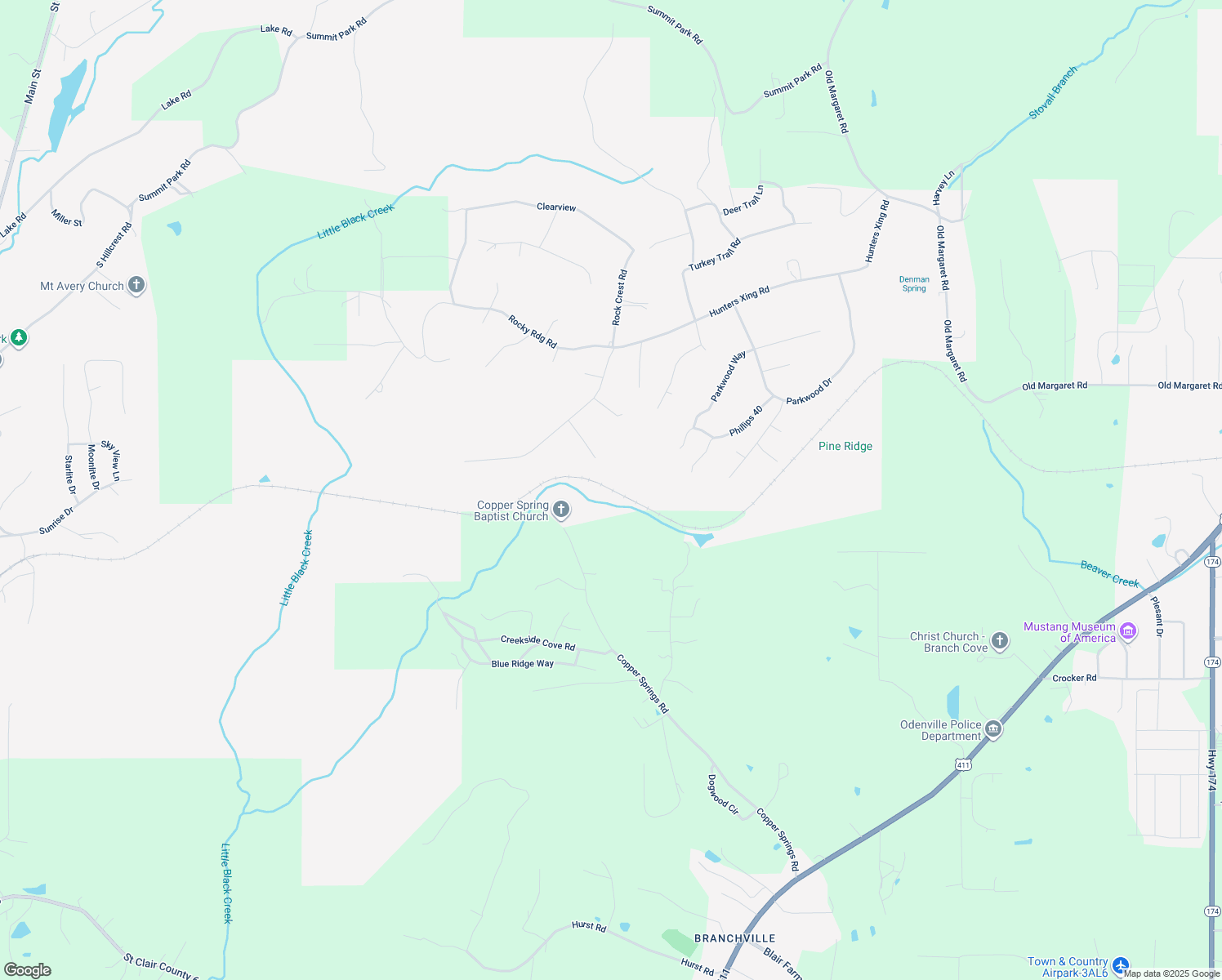 map of restaurants, bars, coffee shops, grocery stores, and more near in Odenville