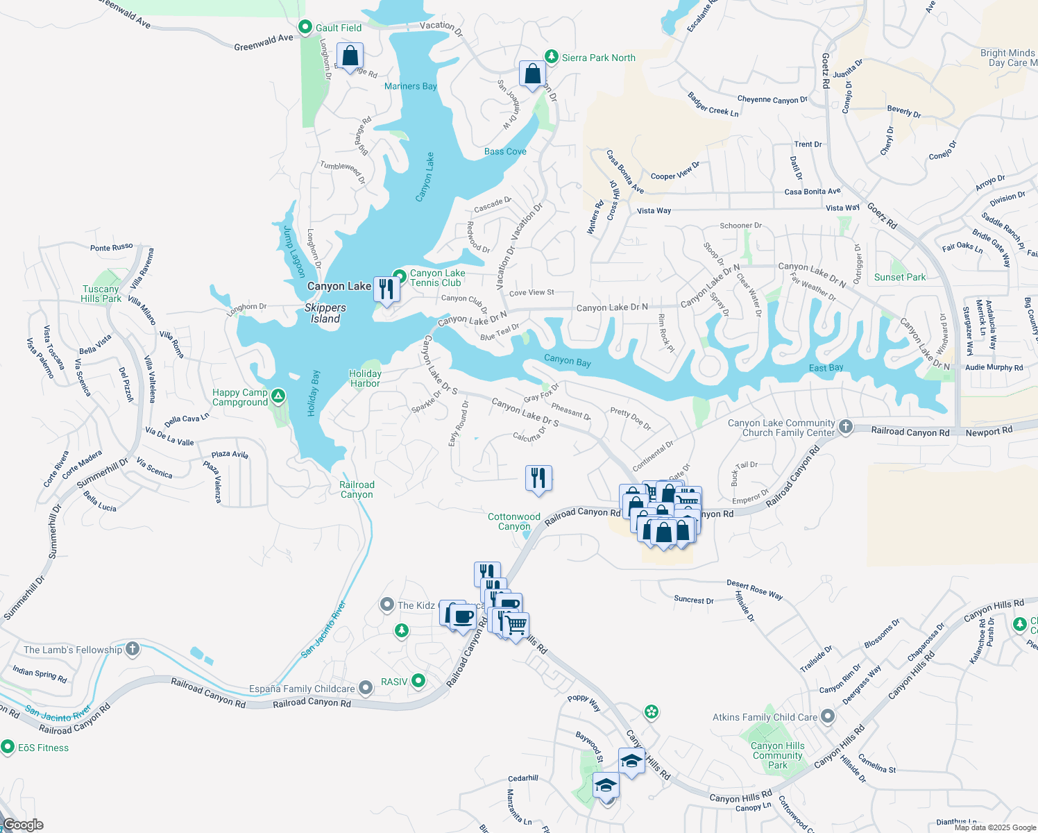 22755 Canyon Lake Drive South, Canyon Lake CA Walk Score