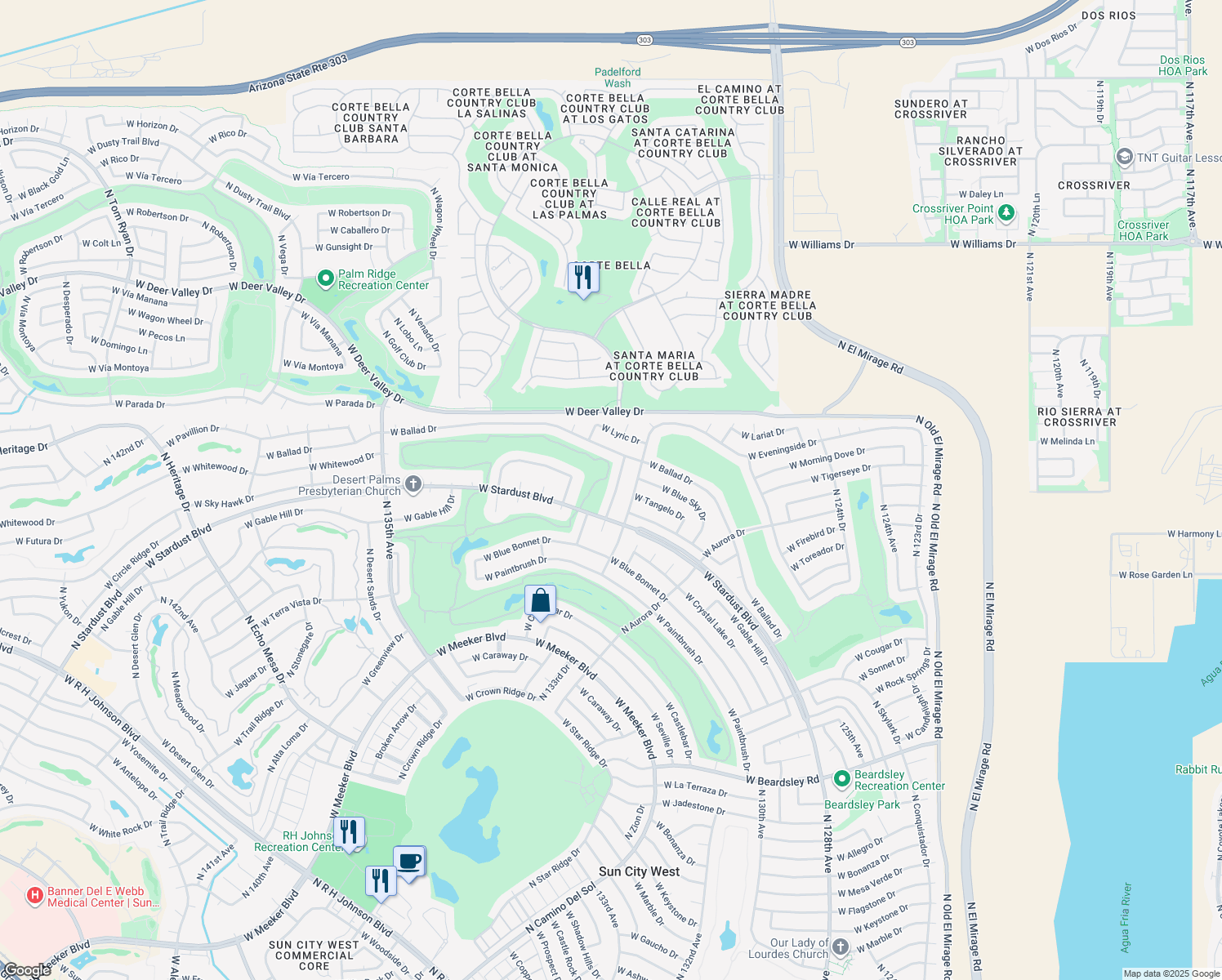 21422 North Palm Desert Drive, Sun City West AZ Walk Score