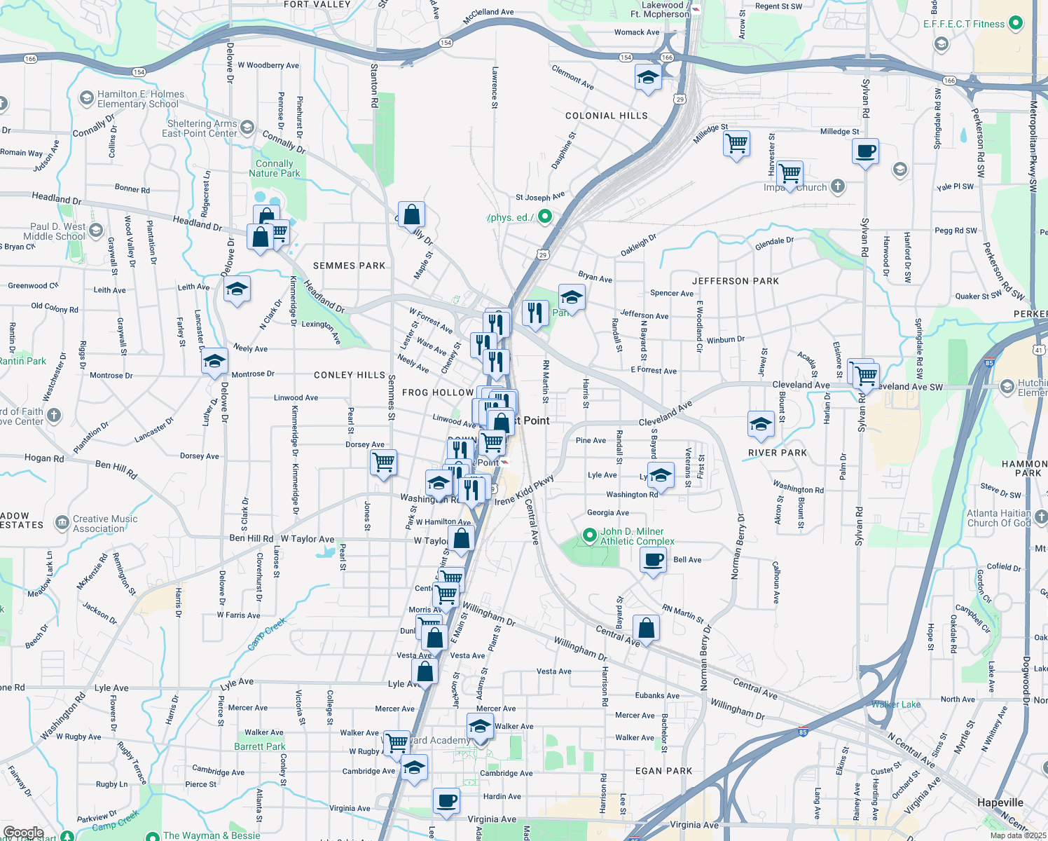 East Point GA Walk Score