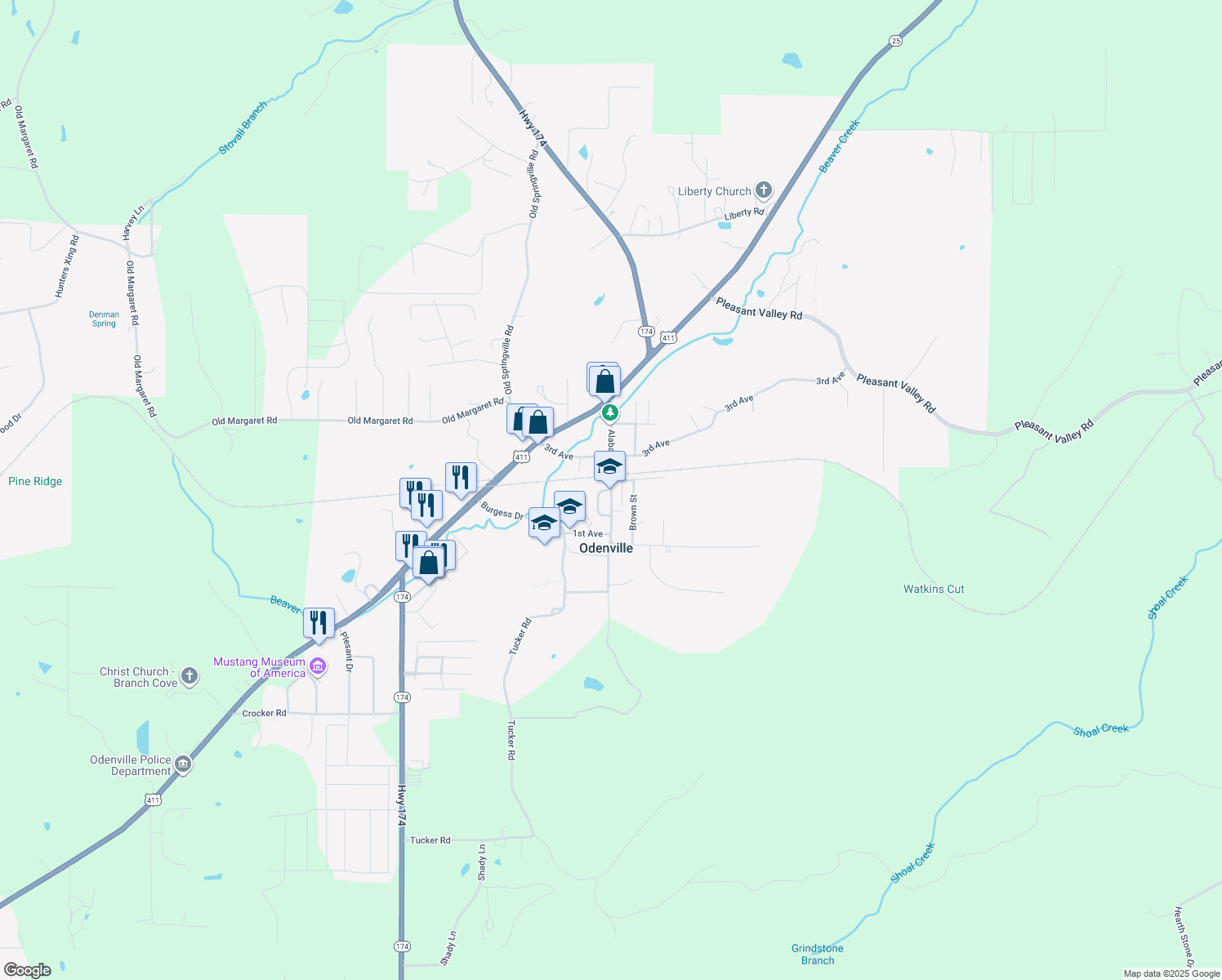 Alabama Street, Odenville AL Walk Score