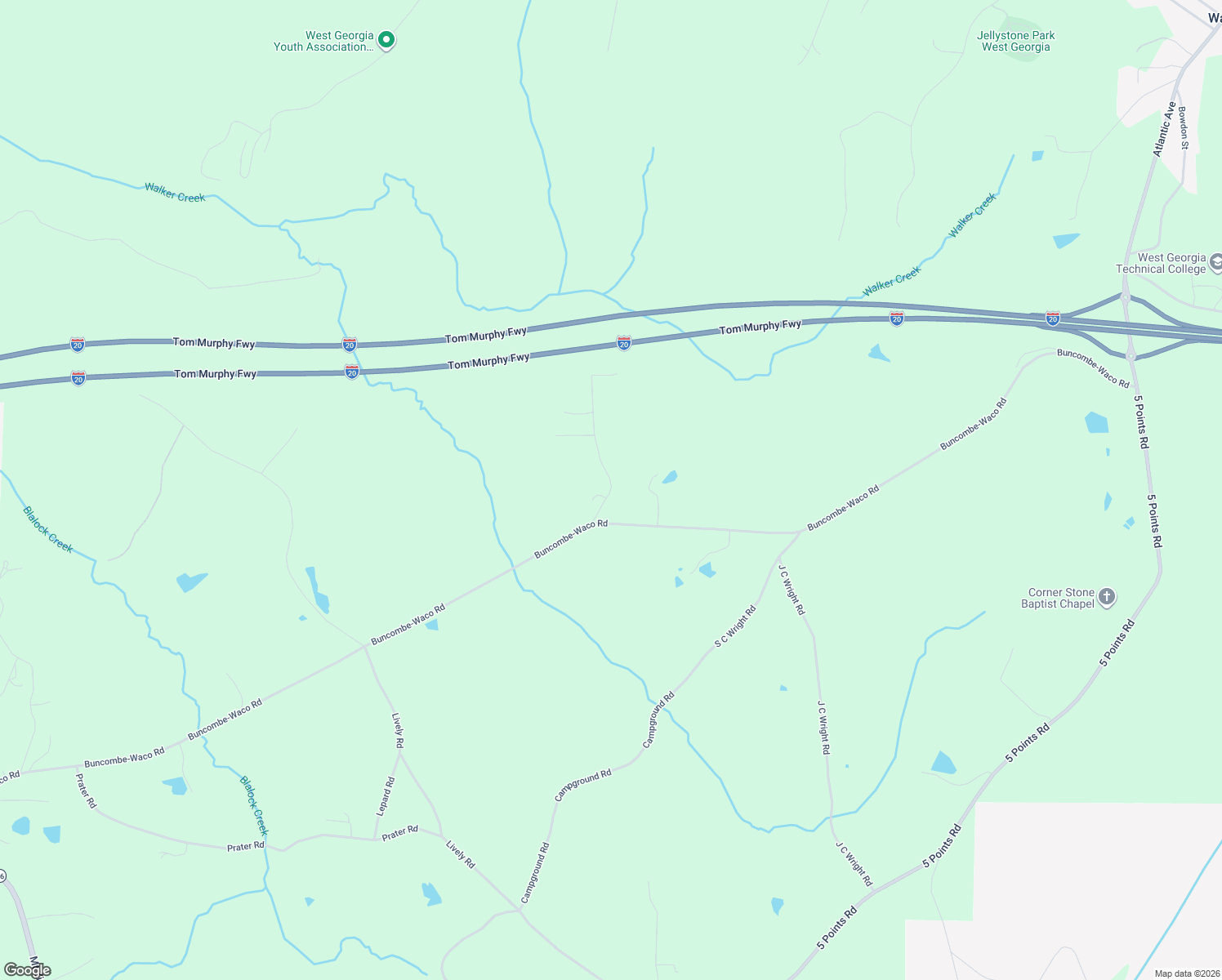 map of restaurants, bars, coffee shops, grocery stores, and more near 70 Hammock Road in Waco