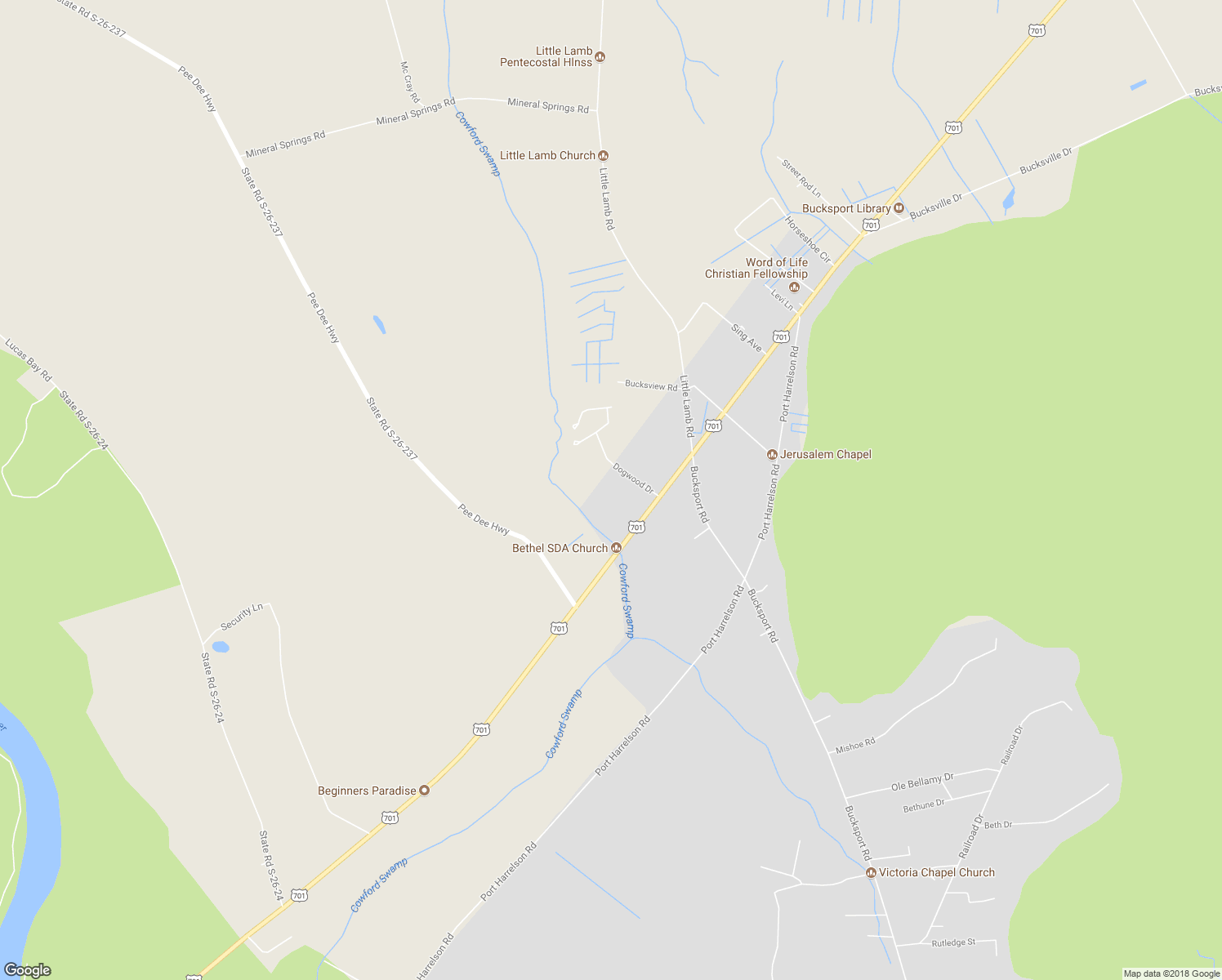 map of restaurants, bars, coffee shops, grocery stores, and more near 8243 Mosdell Drive in Conway