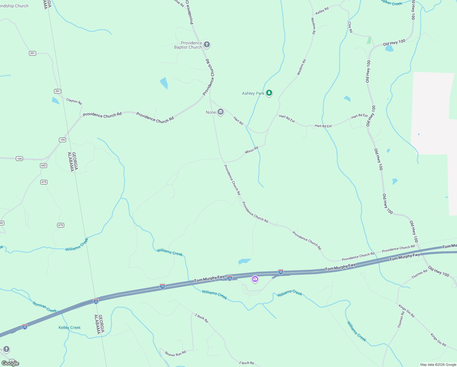 map of restaurants, bars, coffee shops, grocery stores, and more near 860 Providence Church Spur in Tallapoosa
