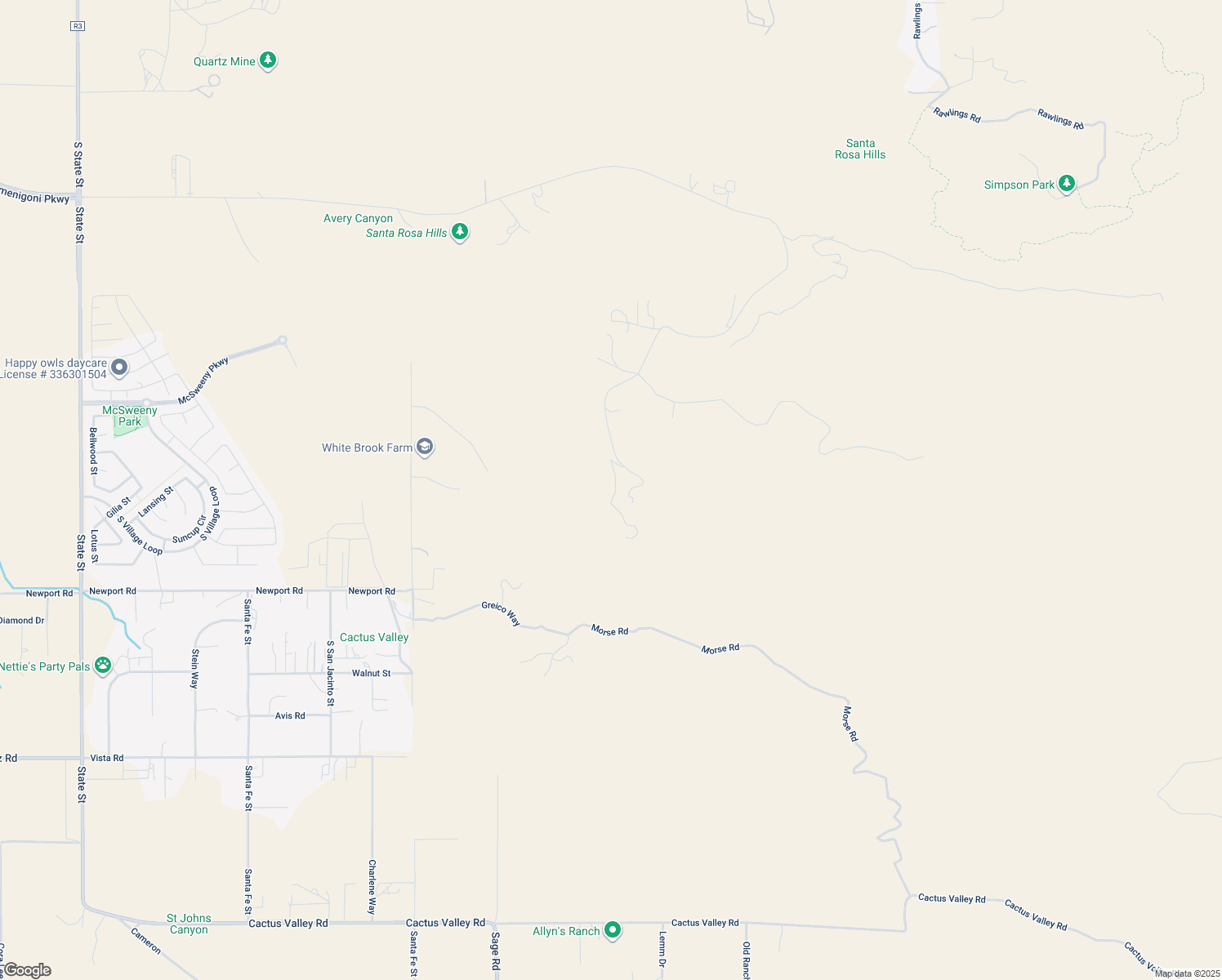 map of restaurants, bars, coffee shops, grocery stores, and more near 42557 Gibbel Road in Hemet